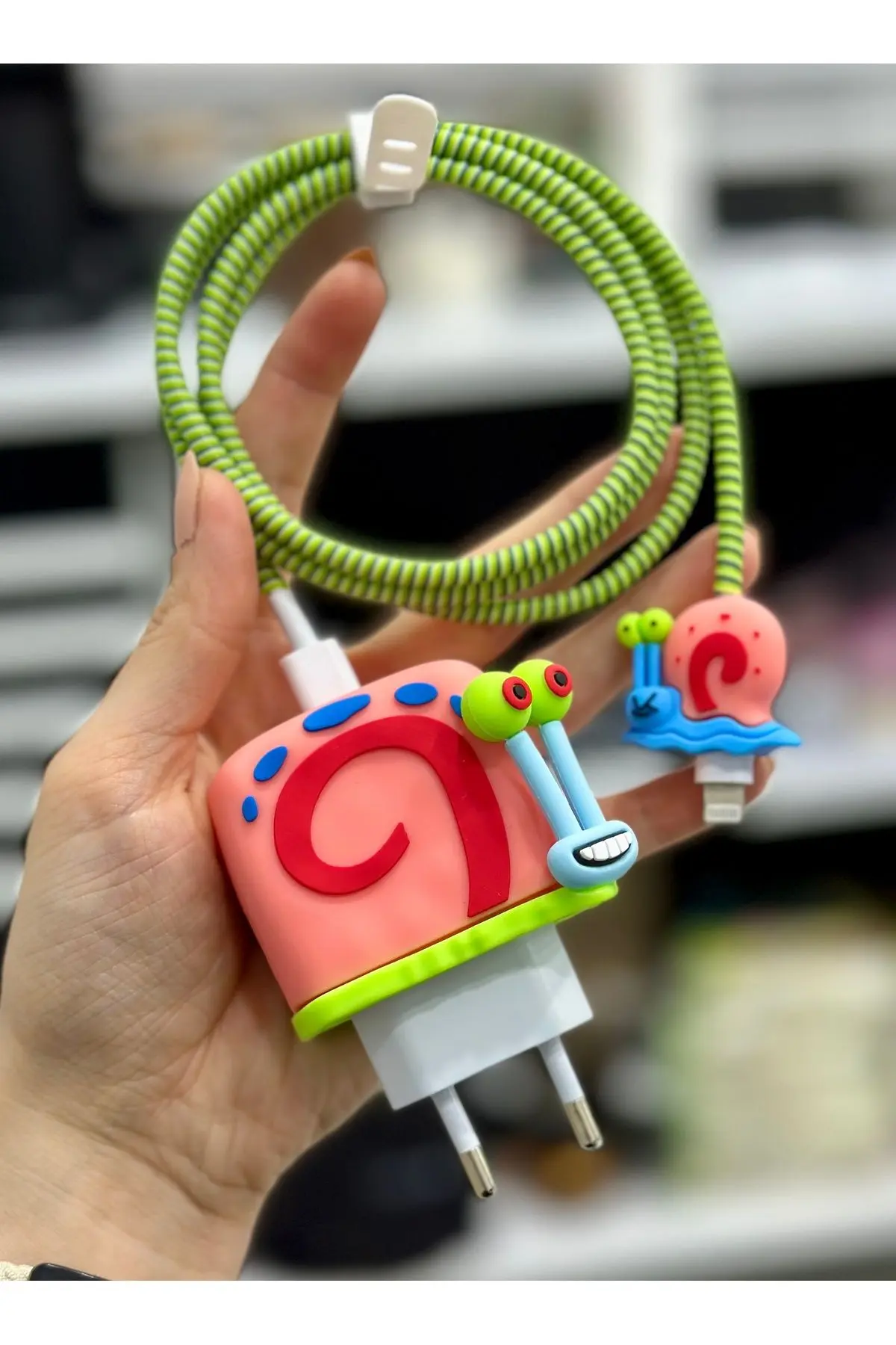 iPhone 18/20 W Şarj Cihazı Uyumlu 4 Parça Şarj Koruma Seti