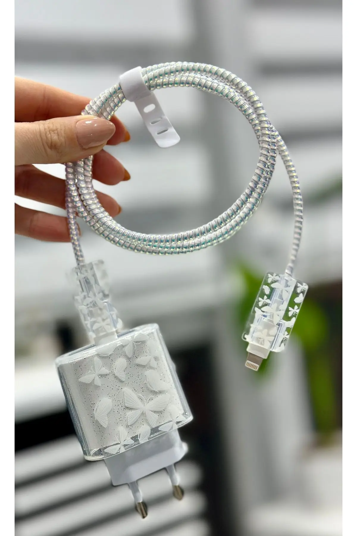 iPhone 18/20 W Şarj Cihazı Uyumlu 5 Parça Şarj Koruma Seti