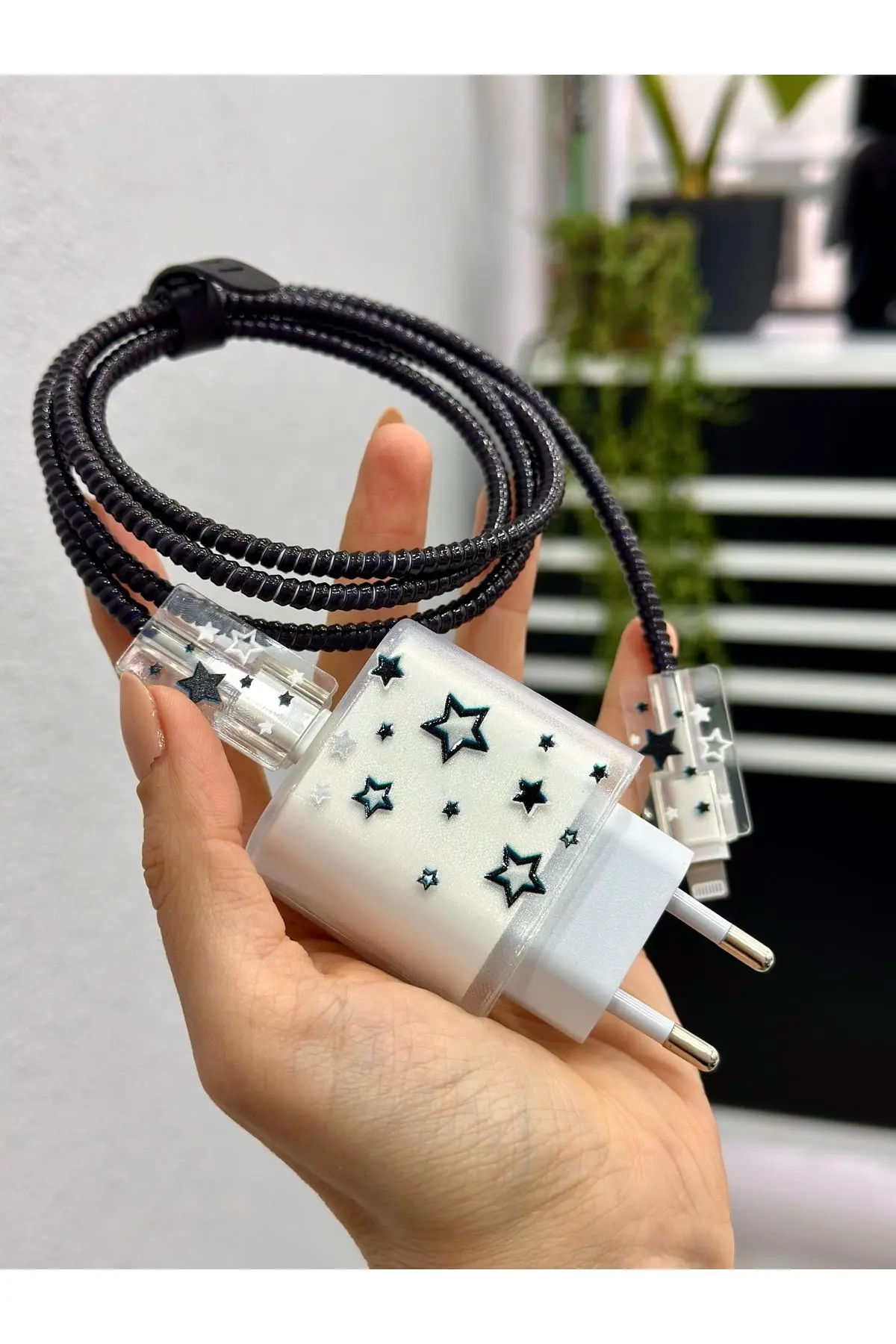 iPhone 18/20 W Şarj Cihazı Uyumlu 5 Parça Şarj Koruma Seti