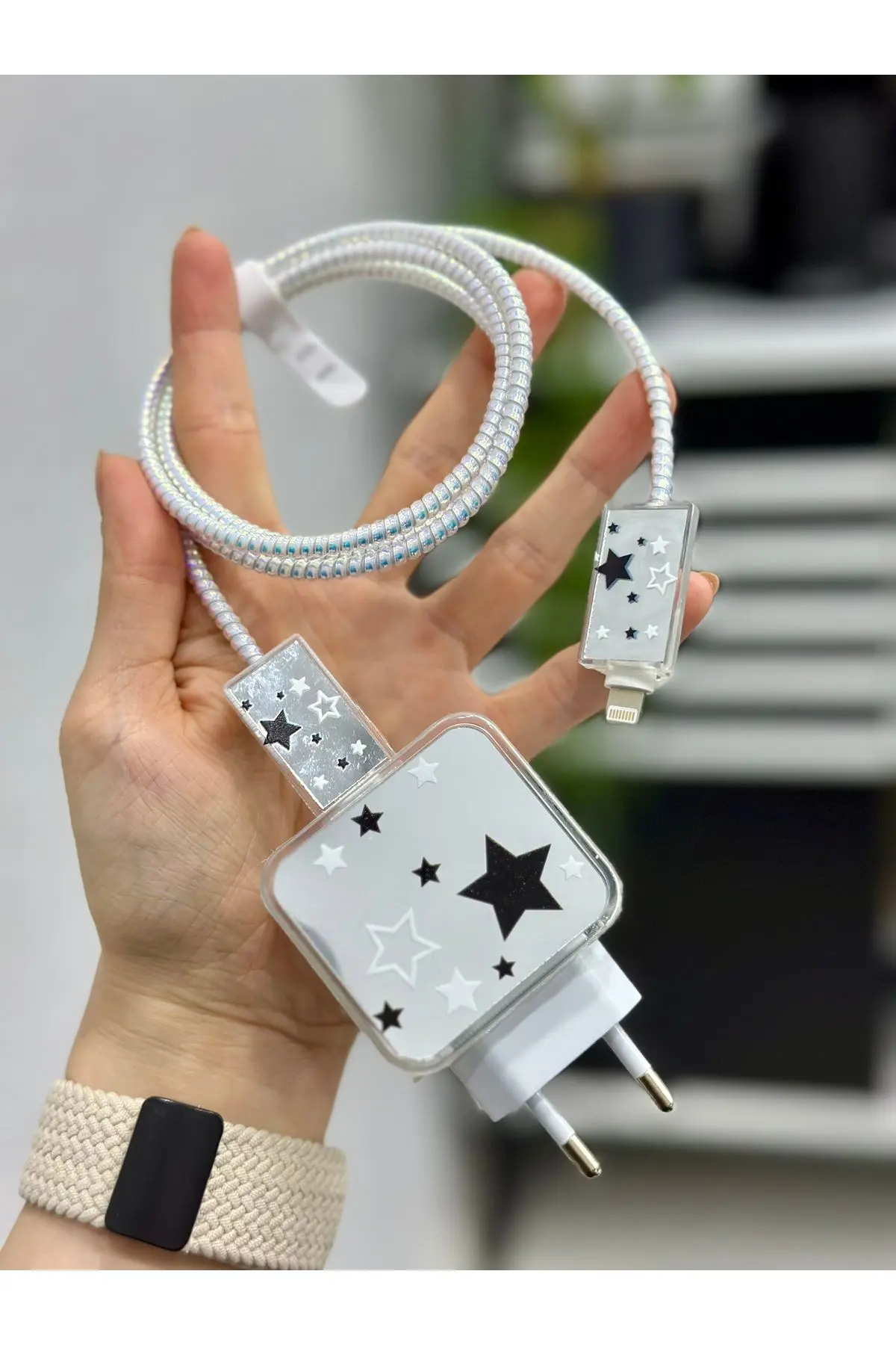 iPhone 18/20 W Şarj Cihazı Uyumlu 5 Parça Şarj Koruma Seti