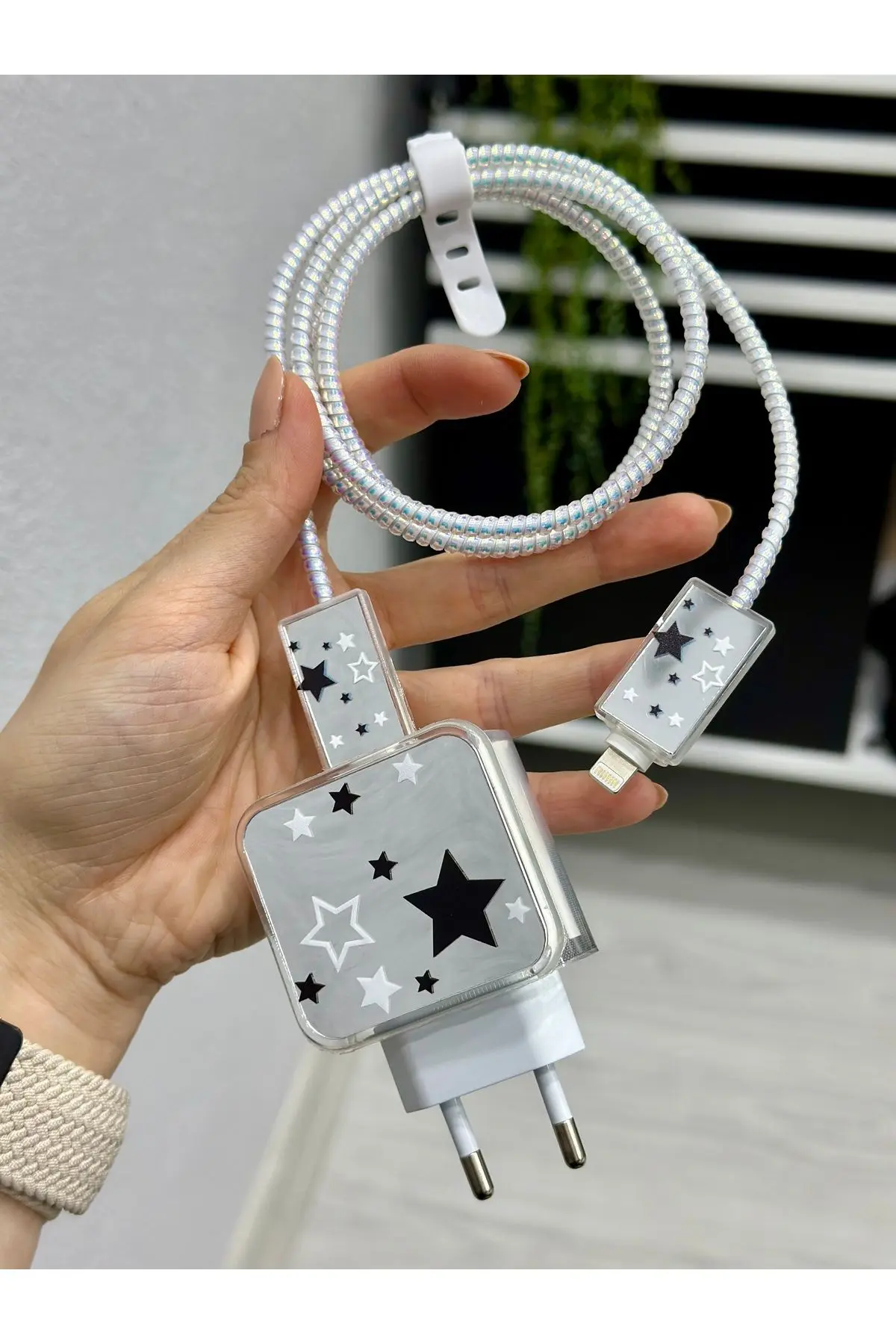 iPhone 18/20 W Şarj Cihazı Uyumlu 5 Parça Şarj Koruma Seti