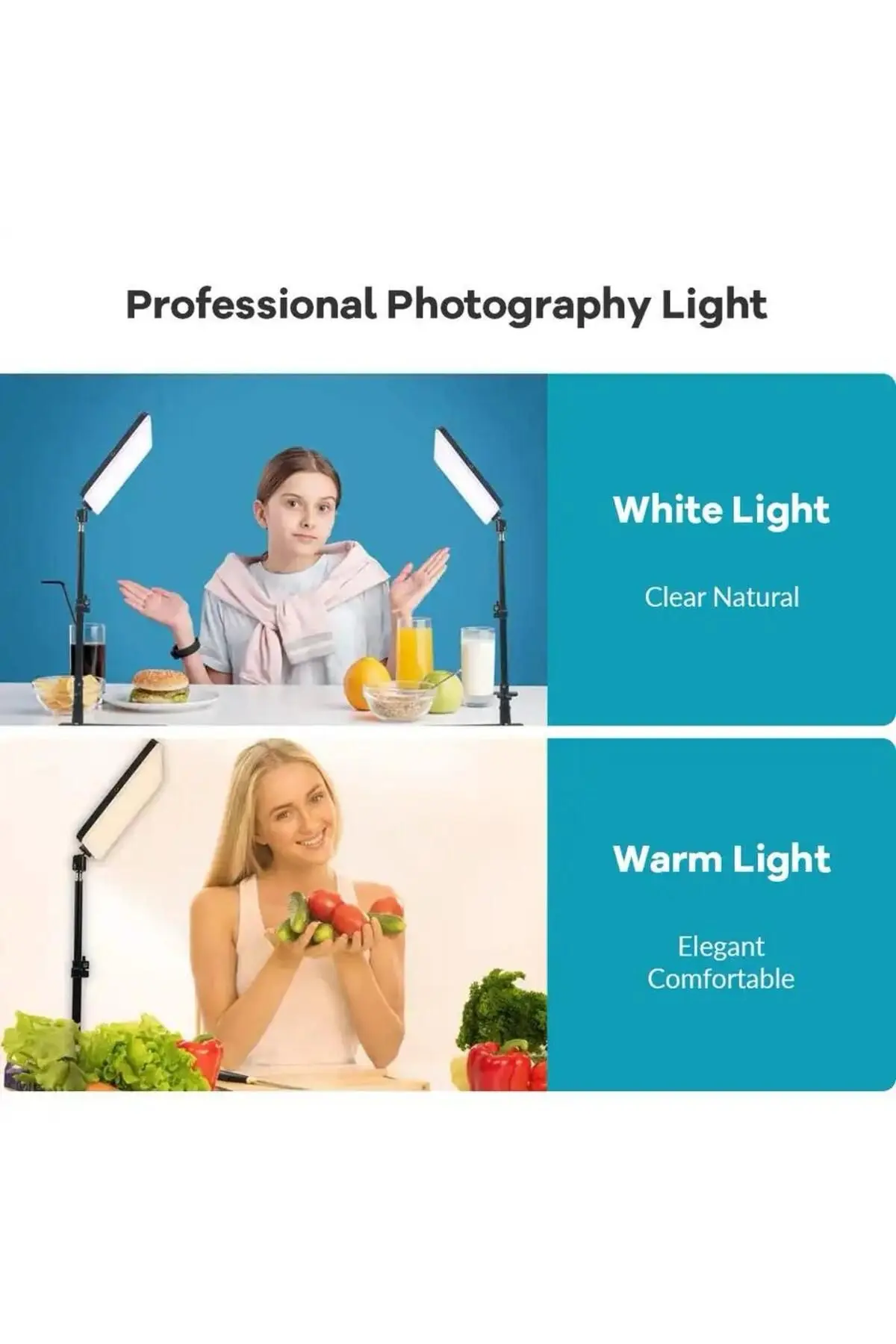 Profesyonel Fotoğraf Ve Video Için Çekim Işığı Ring Lıght Stüdyo 10 Inç +2,1 Metre Gölgesiz Lüx