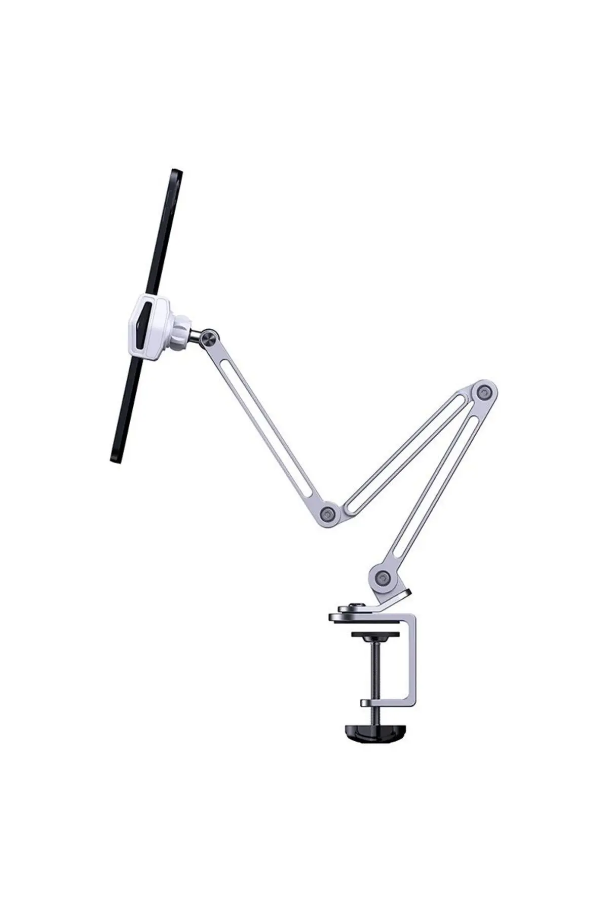 Alüminyum Akrobat Tablet&Telefon Tutucu Stand 360° Oynar Başlıklı Ayarlanabilir Katlanabilir LÜX