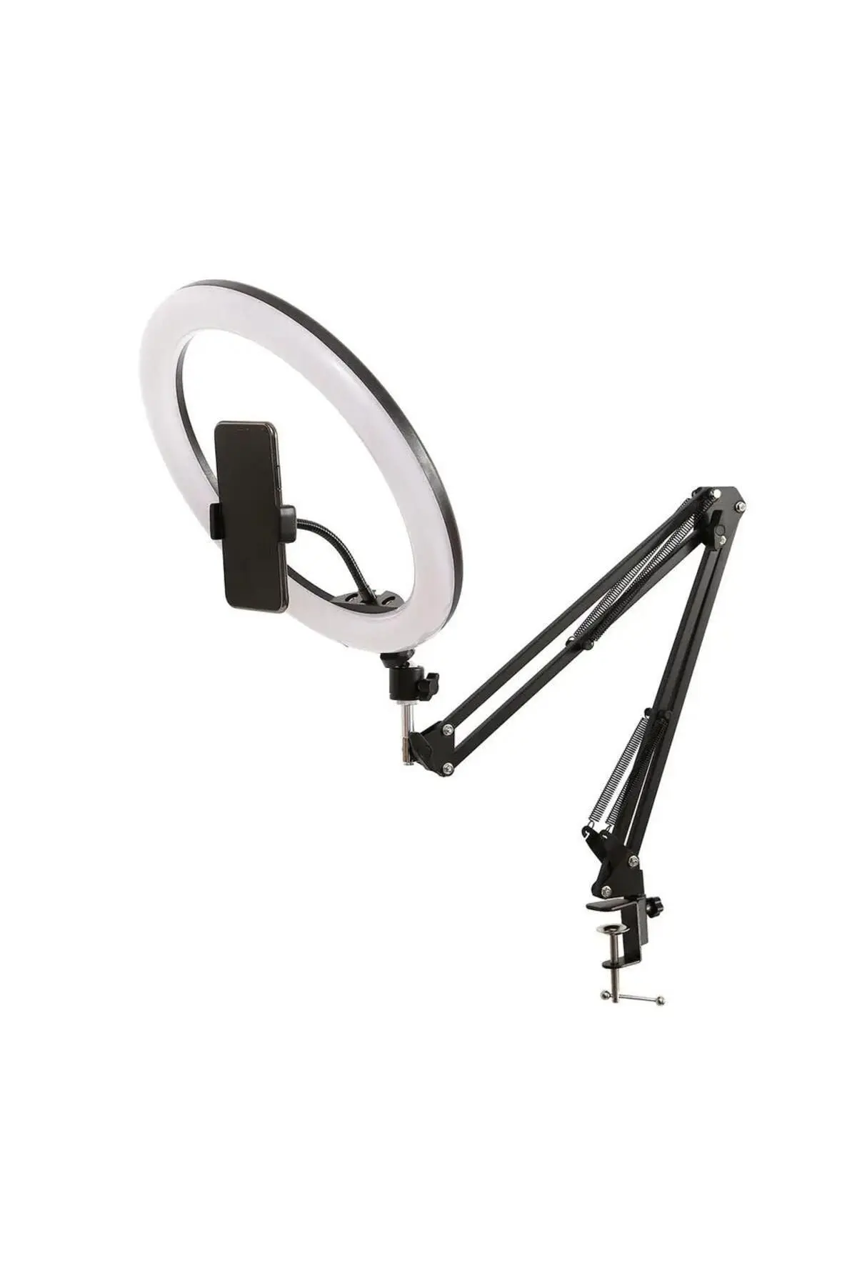 Esnek Masaüstü Sıkıştırmalı Tiktoker Ring Light Led Selfie Yayın Işığı 10 Inç + Stand Lüx