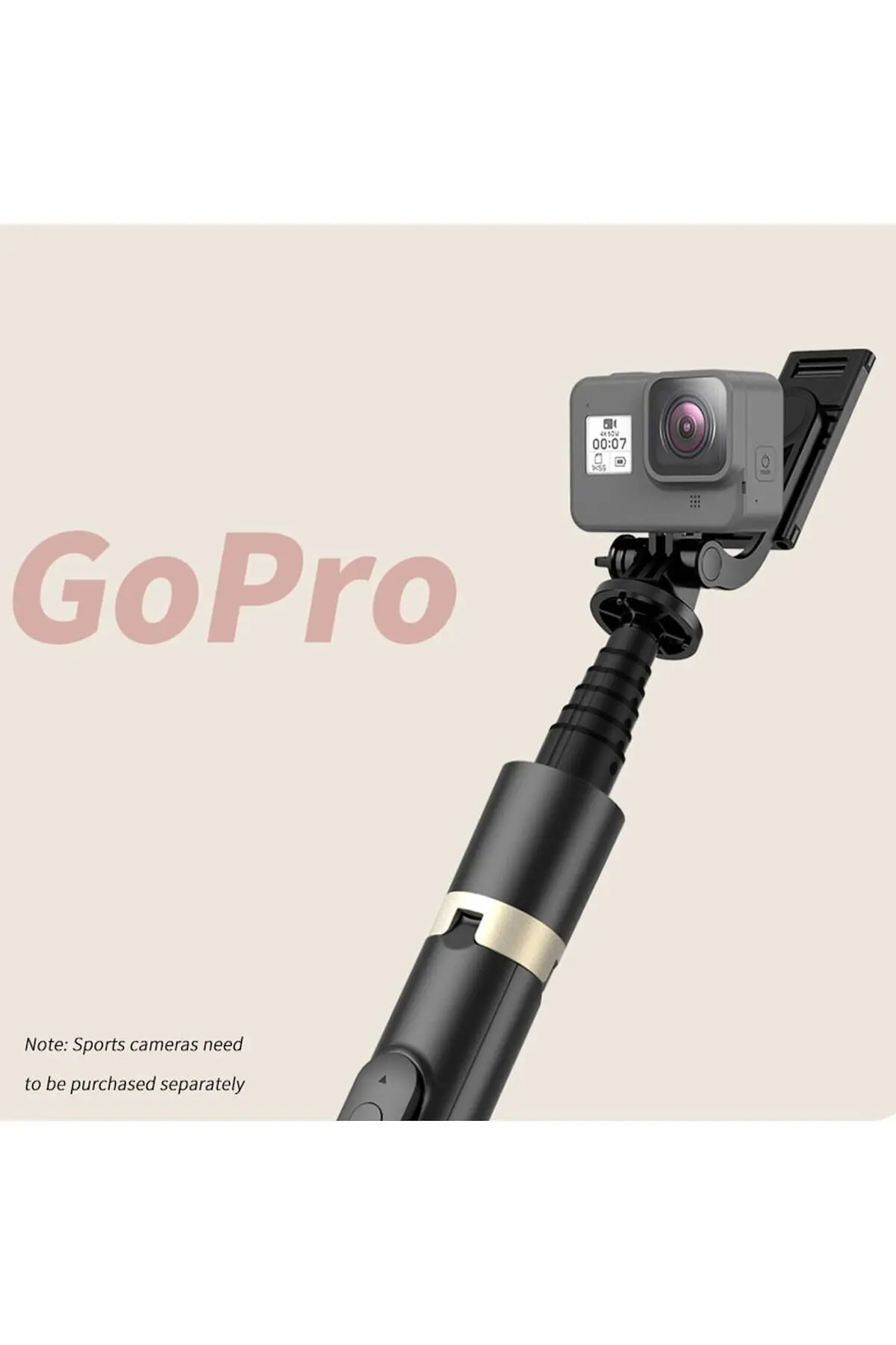 Uzaktan Kumandalı 156 Cm Alüminyum Tripod Ve Selfie Çubuğu Telefon, Kamera, Işık Ve Gopro Uyumlu