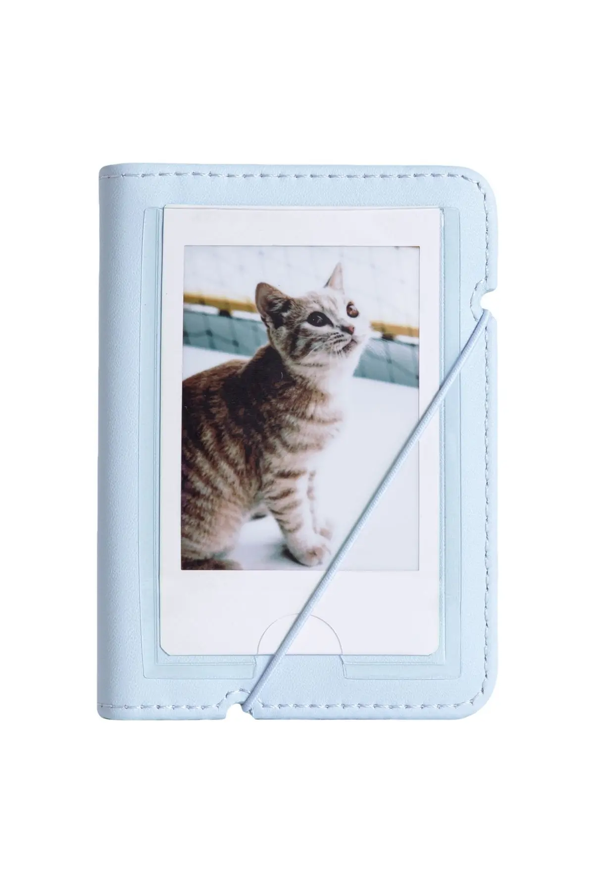 Instax mini 12 Mavi Fotoğraf Makinesi-10'lu Film-Mini Albüm ve Deri Kılıf Seti