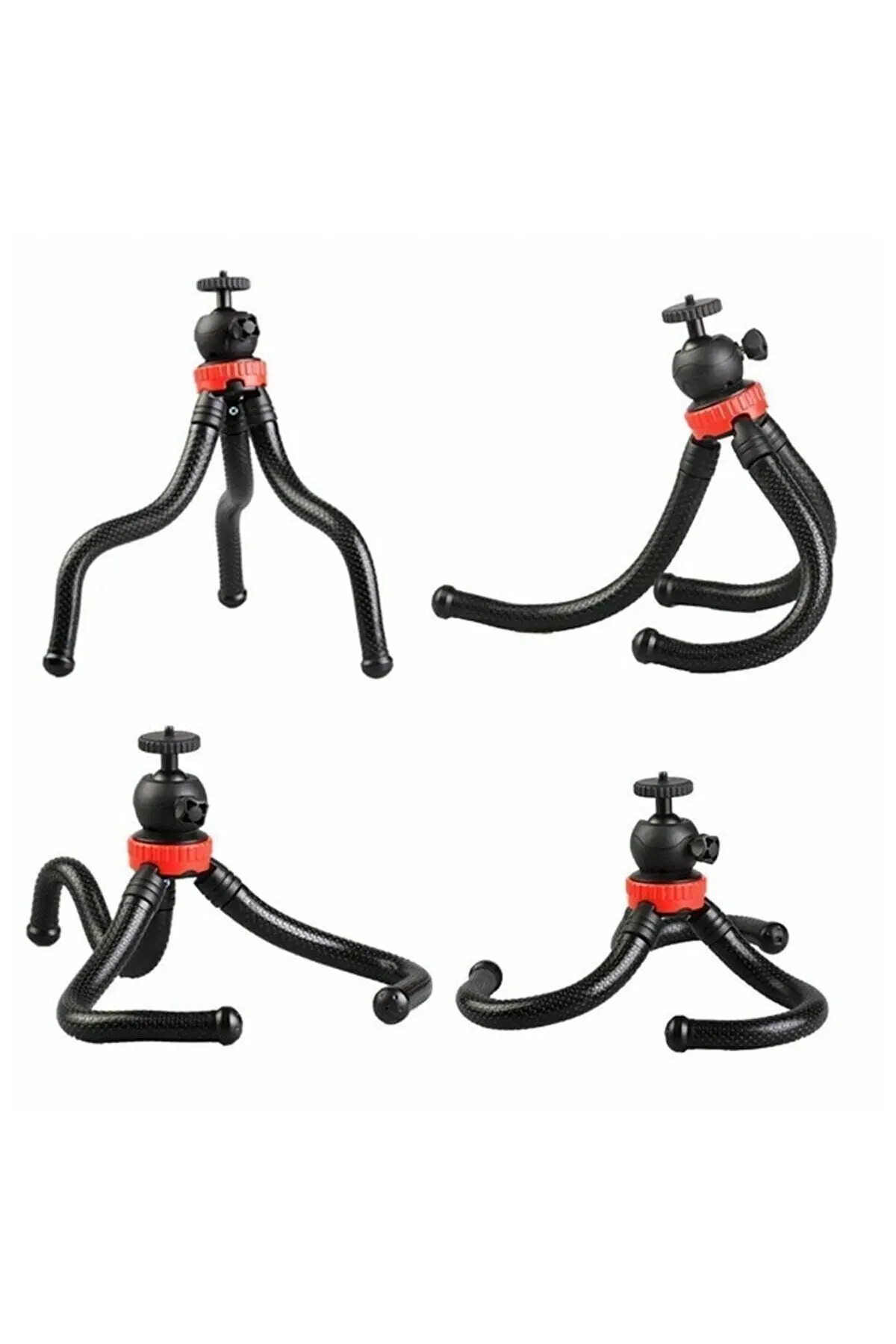 30 Cm Esnek Tripod Gorillapod Dslr Telefon Kamera Tutucu Tutacağı Standı + Telefon Tutacağı