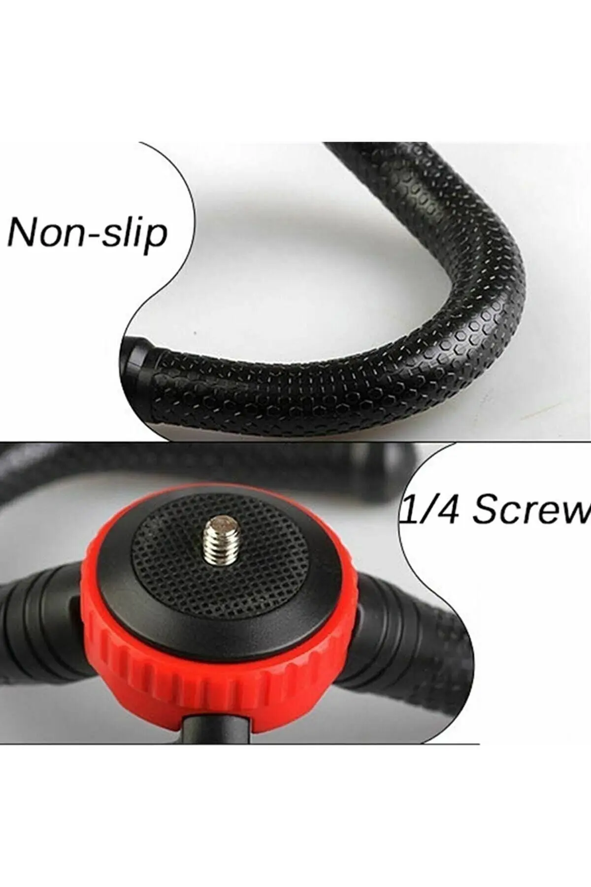 30 Cm Esnek Tripod Gorillapod Dslr Telefon Kamera Tutucu Tutacağı Standı + Telefon Tutacağı