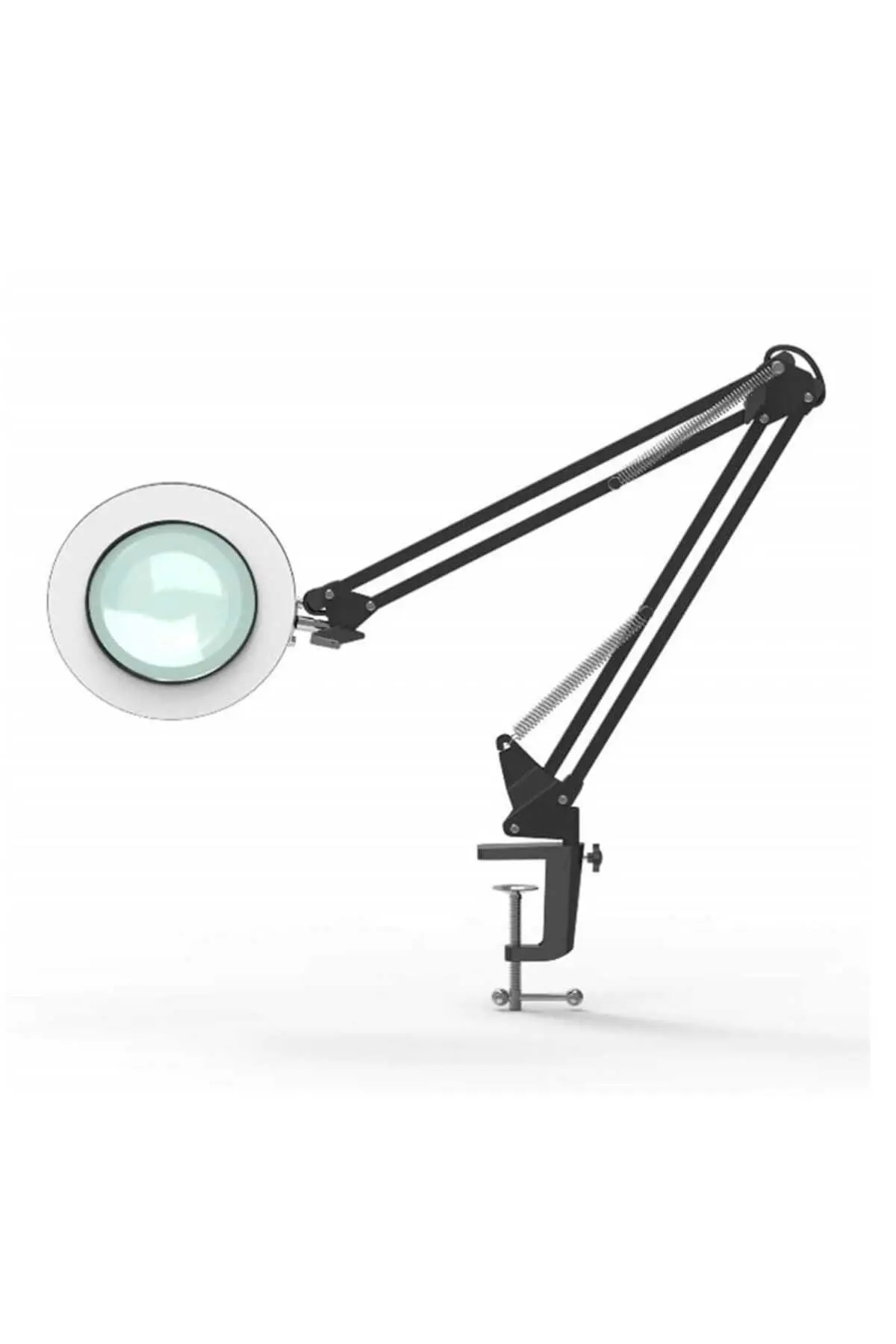 74cm Metal Masaüstü Selfie Işığı 3 Renkli Okuma ve Çalışma Lambası Akrobat 16 cm Ring Light