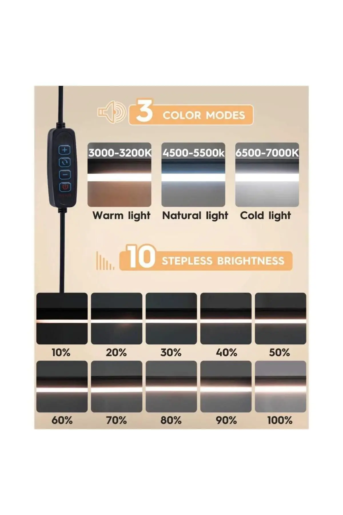10W  led masa lambası teleskopik kitap okuma ofis çalıma masası led ışık akrobatik kol
