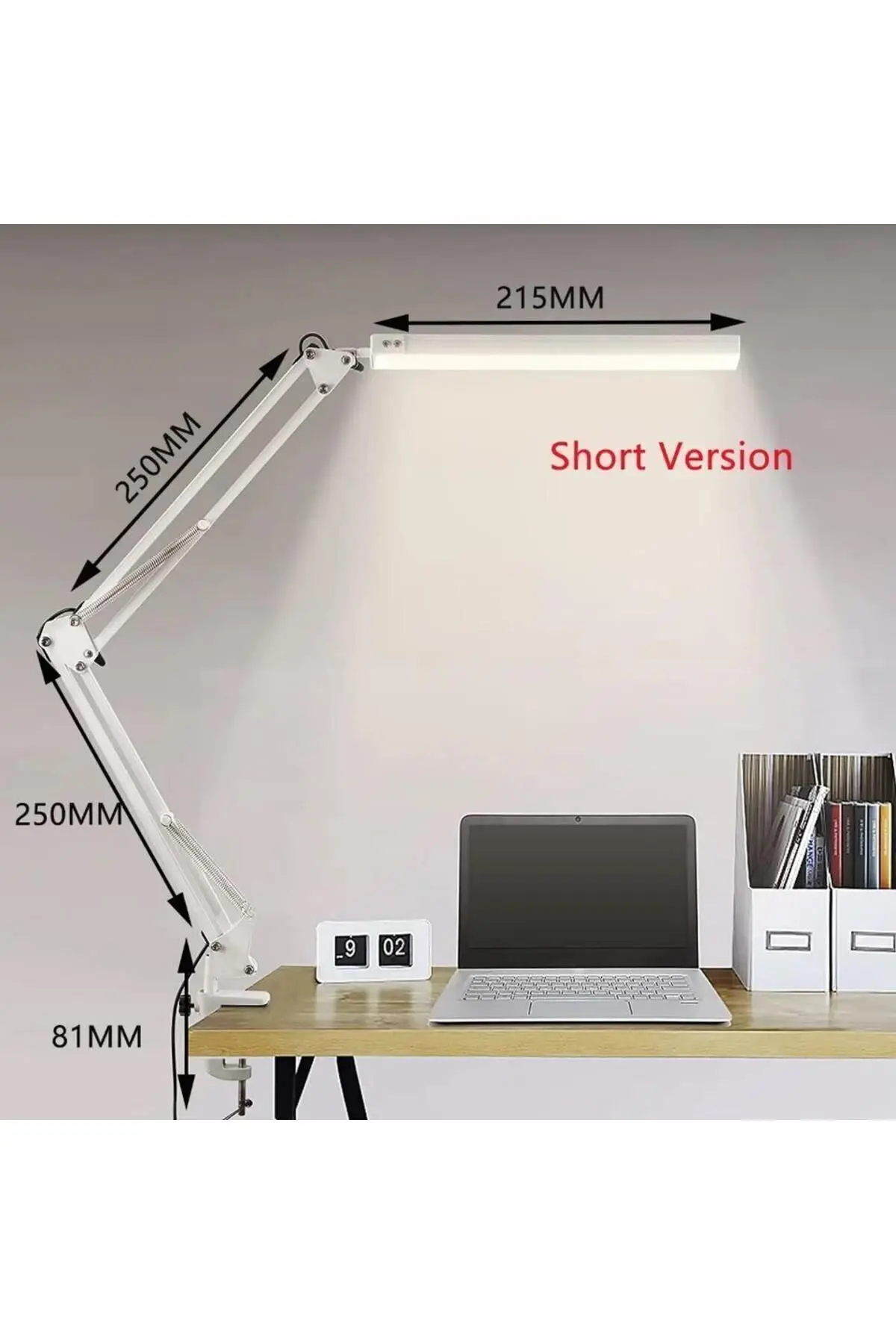 10W  led masa lambası teleskopik kitap okuma ofis çalıma masası led ışık akrobatik kol