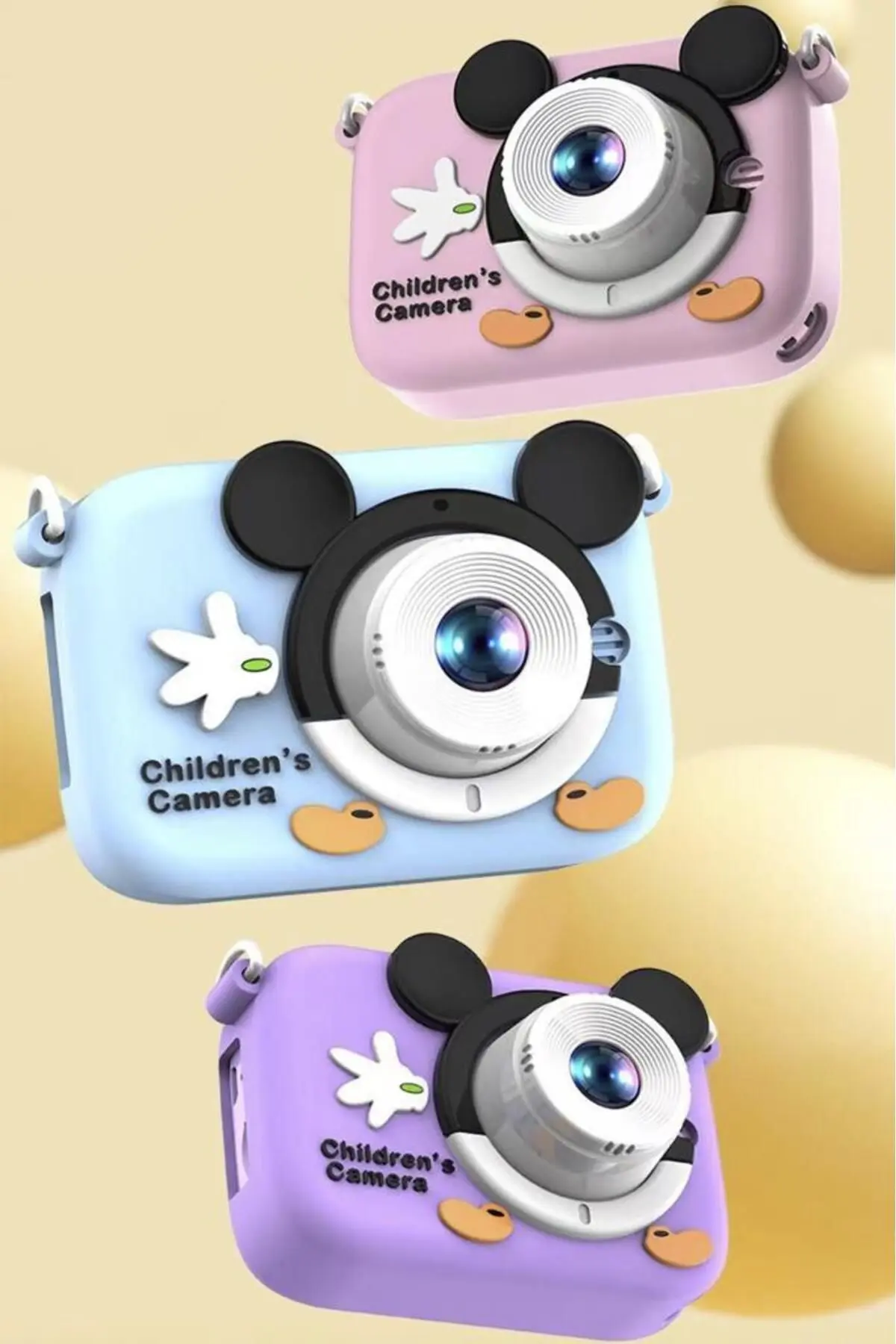 CMR-16 Mavi Mini 1080p Hd Çocuk Kamera Dijital Fotoğraf Makinesi 2.0 Inç Ekran 5 Adet Oyun