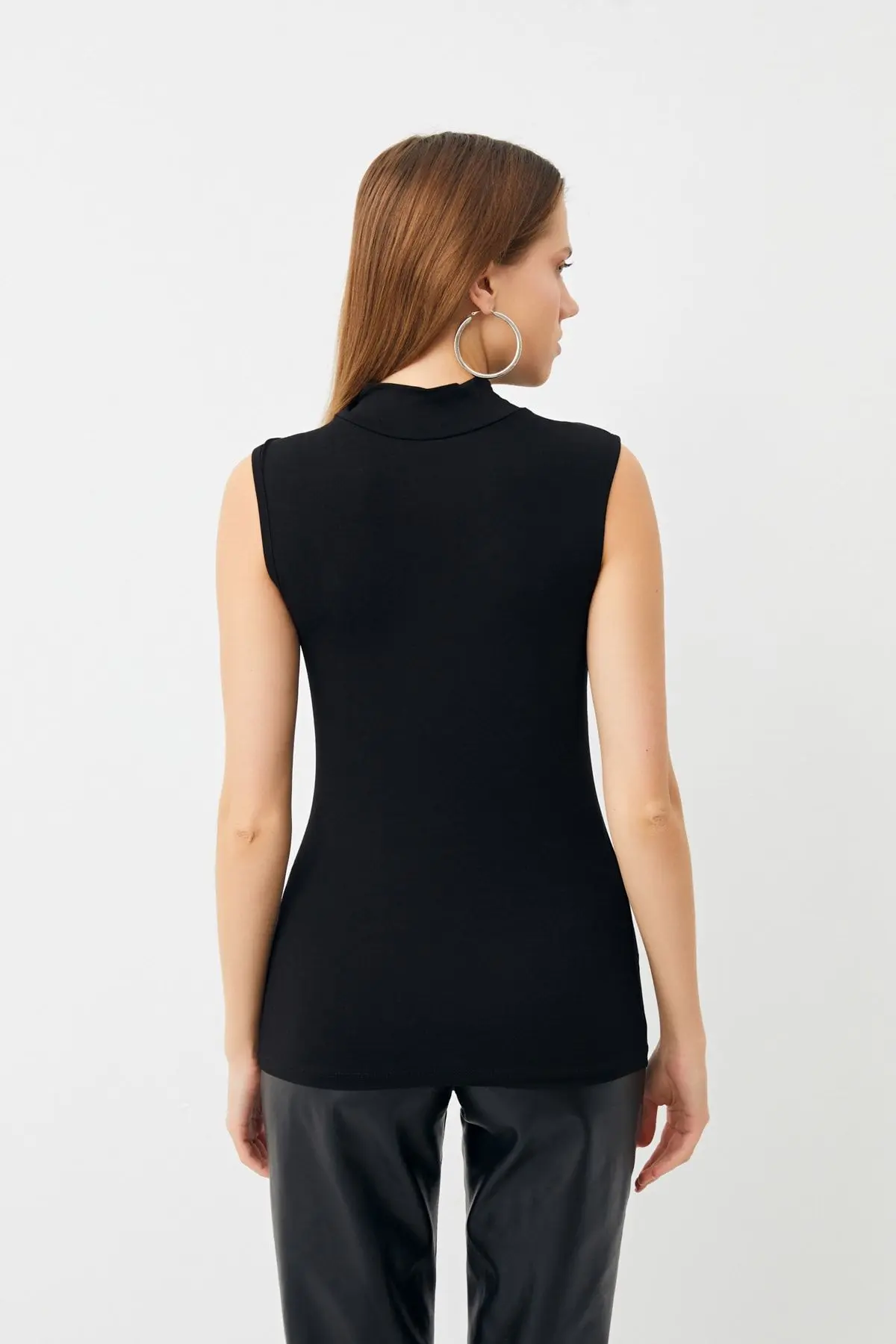 Kadın Siyah Lacivert 2'li Kolsuz Body