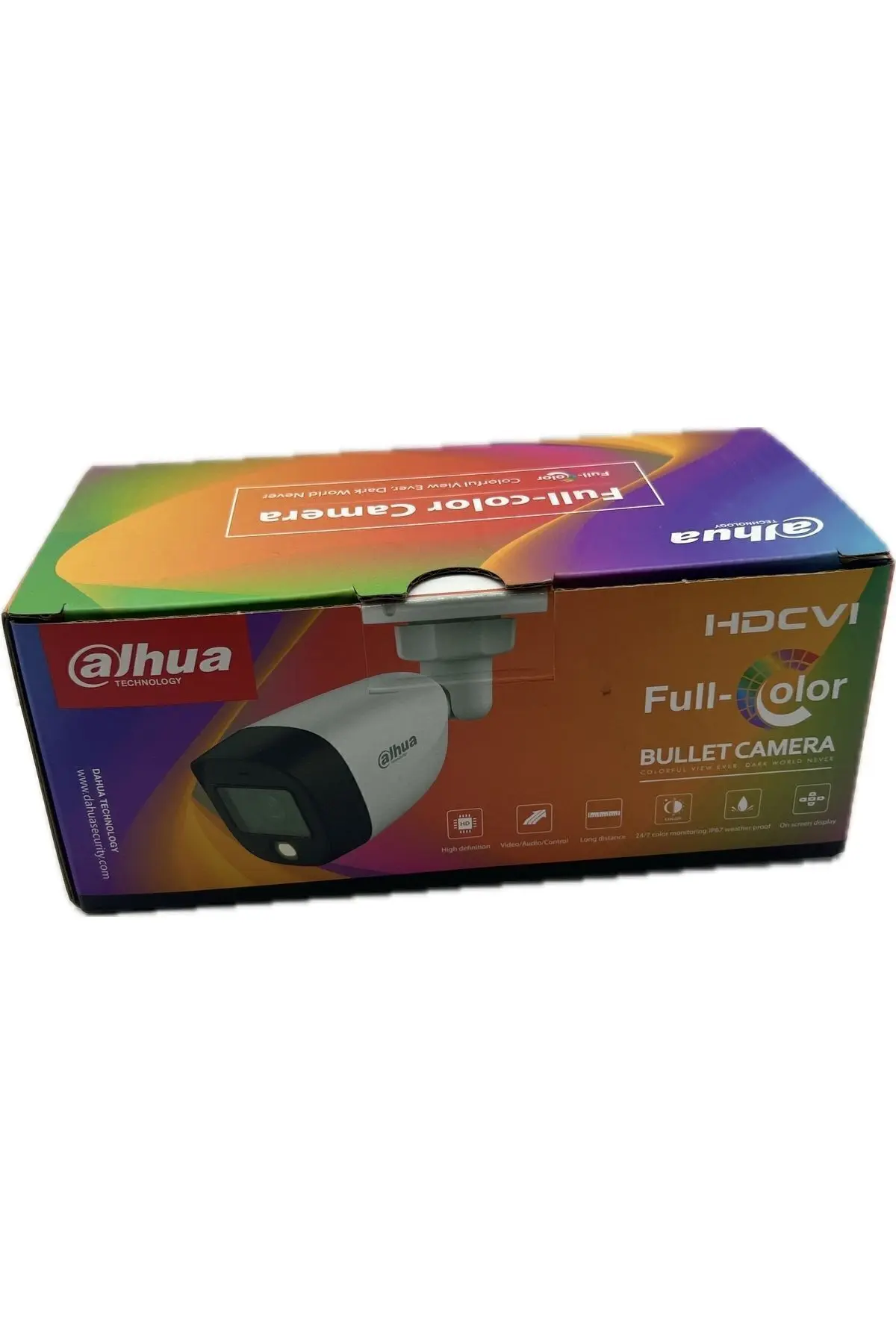 Hac-hfw12 Hac-hfw1209c-led-0360b 2mp 3.6mm Full Color Bullet Kamera