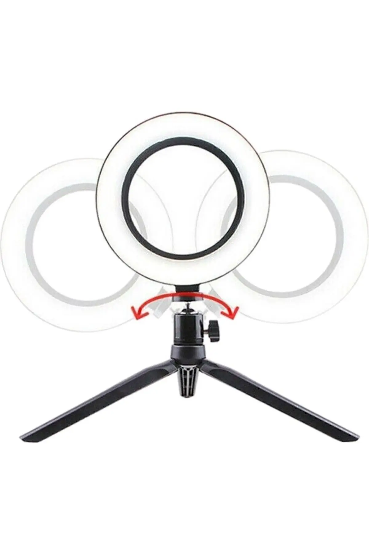 Genel Markalar 8inç 20cm Youtube Instagram Tiktok Selfie Stüdyo Video Fotoğraf Ring Light Tripod Led Halka Işık