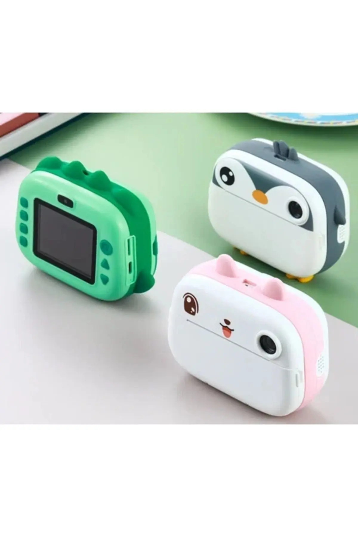 Print Camera Çocuk Fotoğraf Makinesi Dijital HD Video Kamera Anlık Termal Resim Kağıt Baskılı Yazıcı