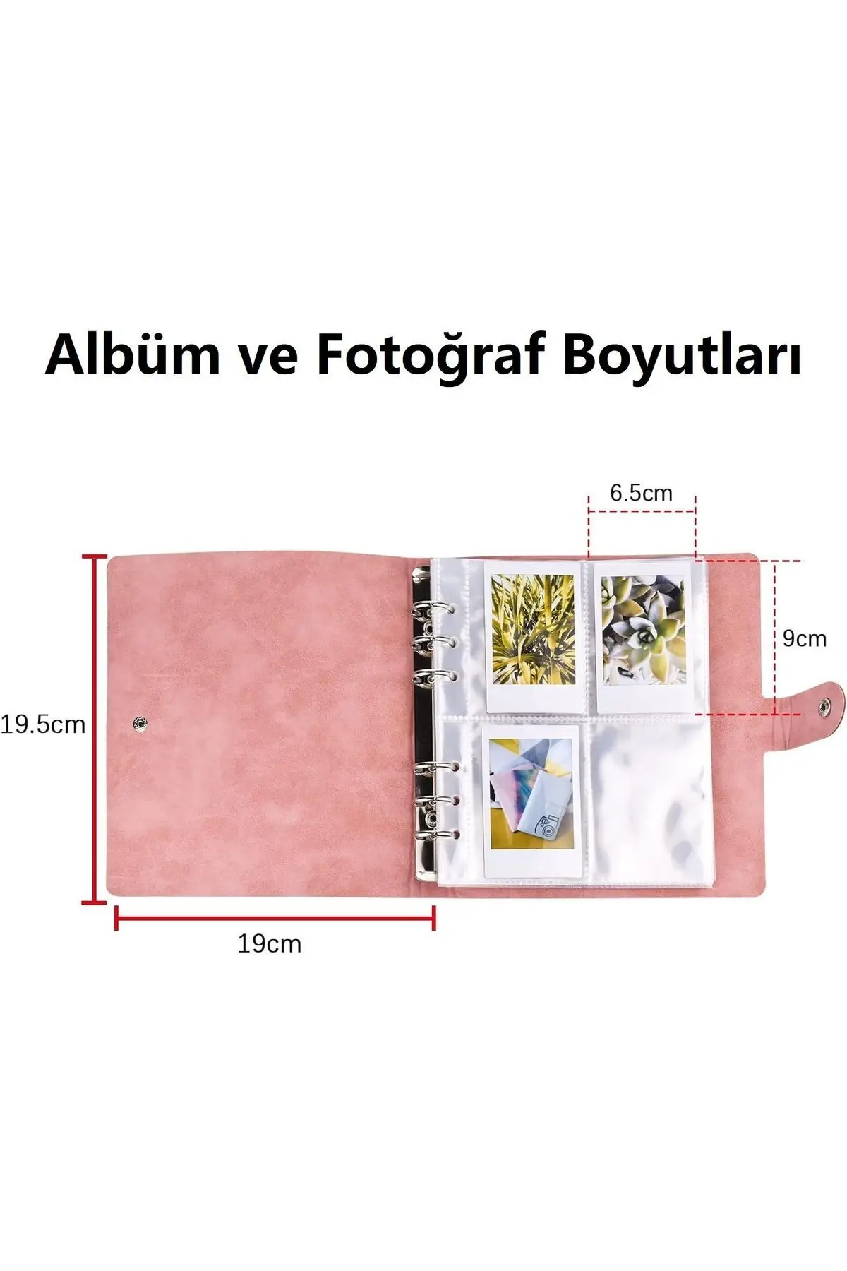 Instax Mini Serisi Albüm-200 Fotoğraf Kapasiteli