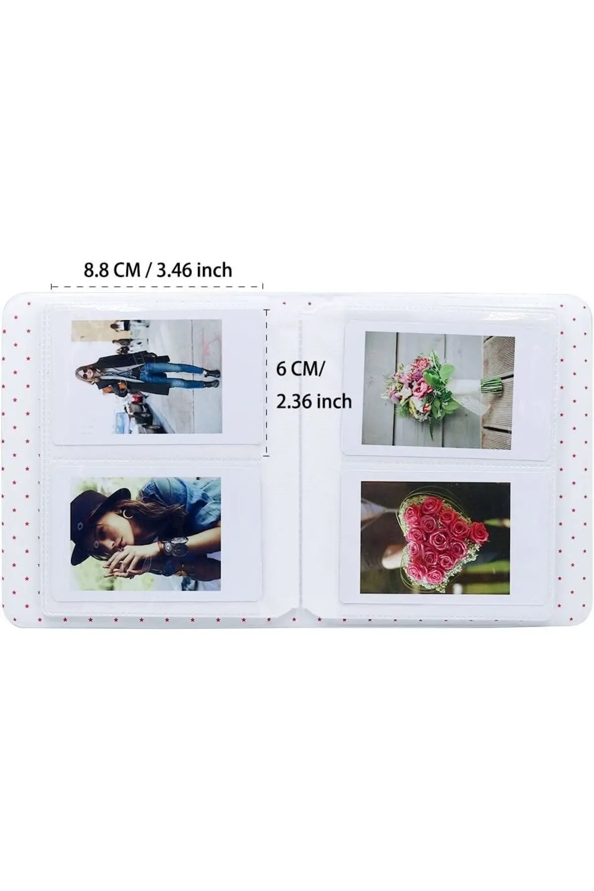 Fujifilm Instax Mini Serisi Için 64 Fotoğraf Kapasiteli Albüm