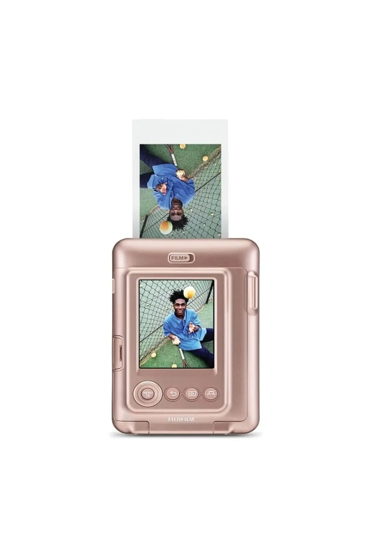 instax mini LiPlay Hybrid Blush Gold Fotoğraf Makinesi