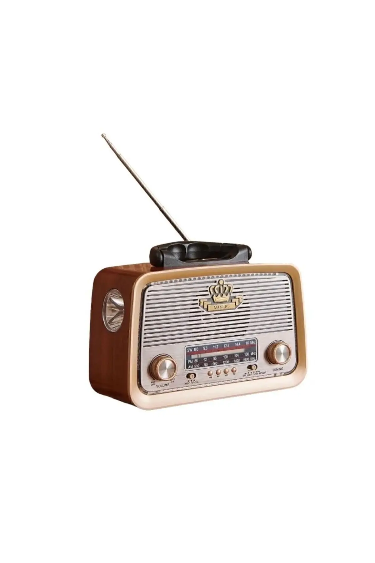301 Eskitme Nostalji Tasarımlı Bluetoothlu Nostalji Radyo Fm-sd Kart-aux NSTJ000002001