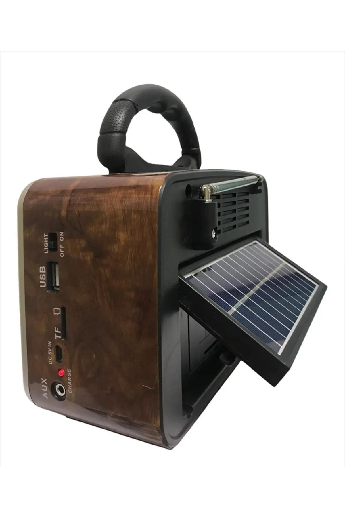 Everton Rt-819 Güneş Enerjili Nostaljik Fm,aux,usb Müzik Çalar Rt 819