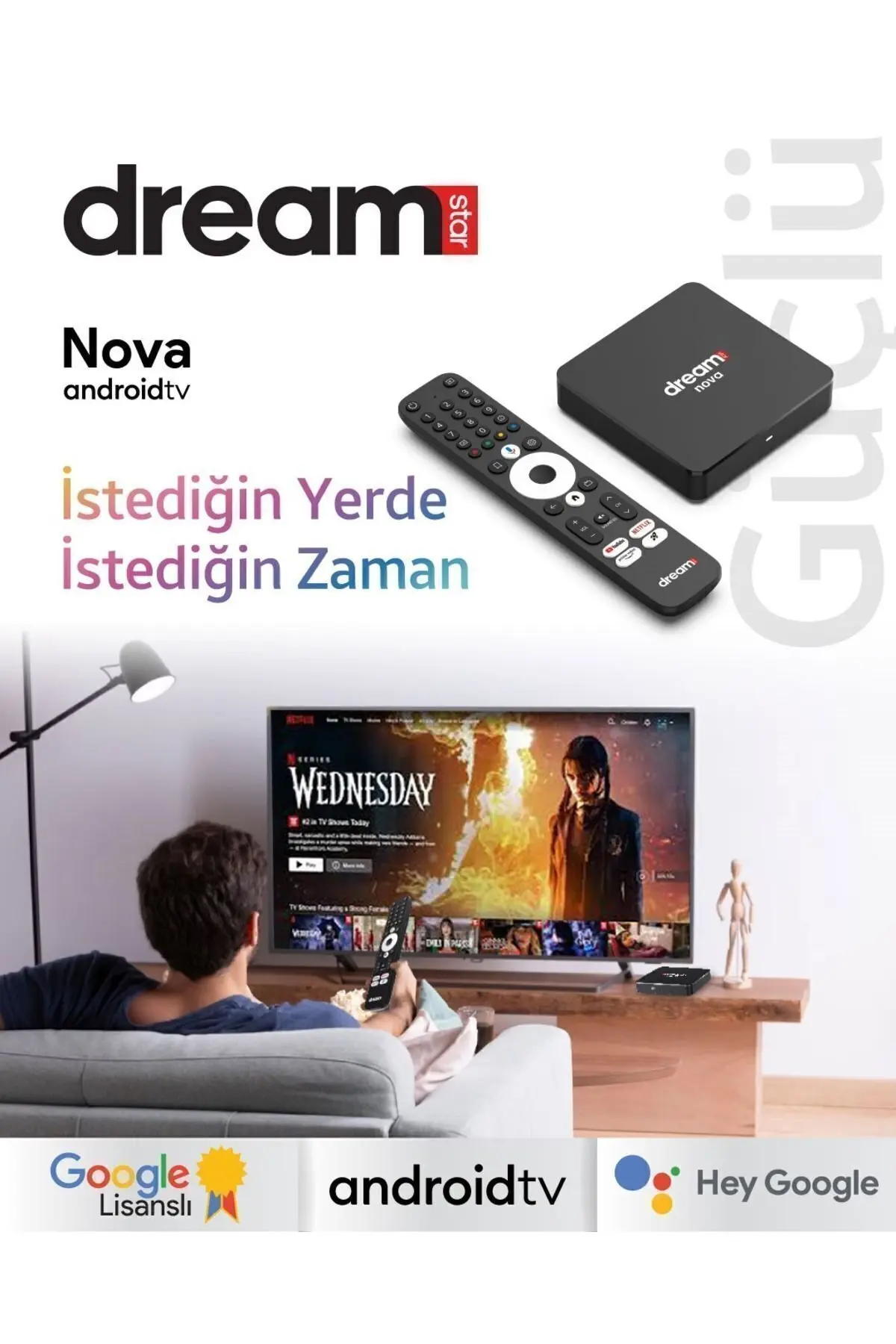 Nova 4k Android 12 Tv - Lisanslı Android 32gb Hafıza