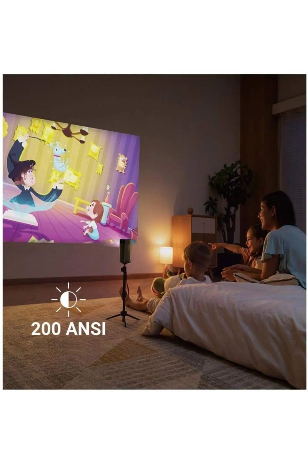 Nebula Apollo Akıllı Taşınabilir 200 ANSI Wi-Fi DLP Projeksiyon Cihazı