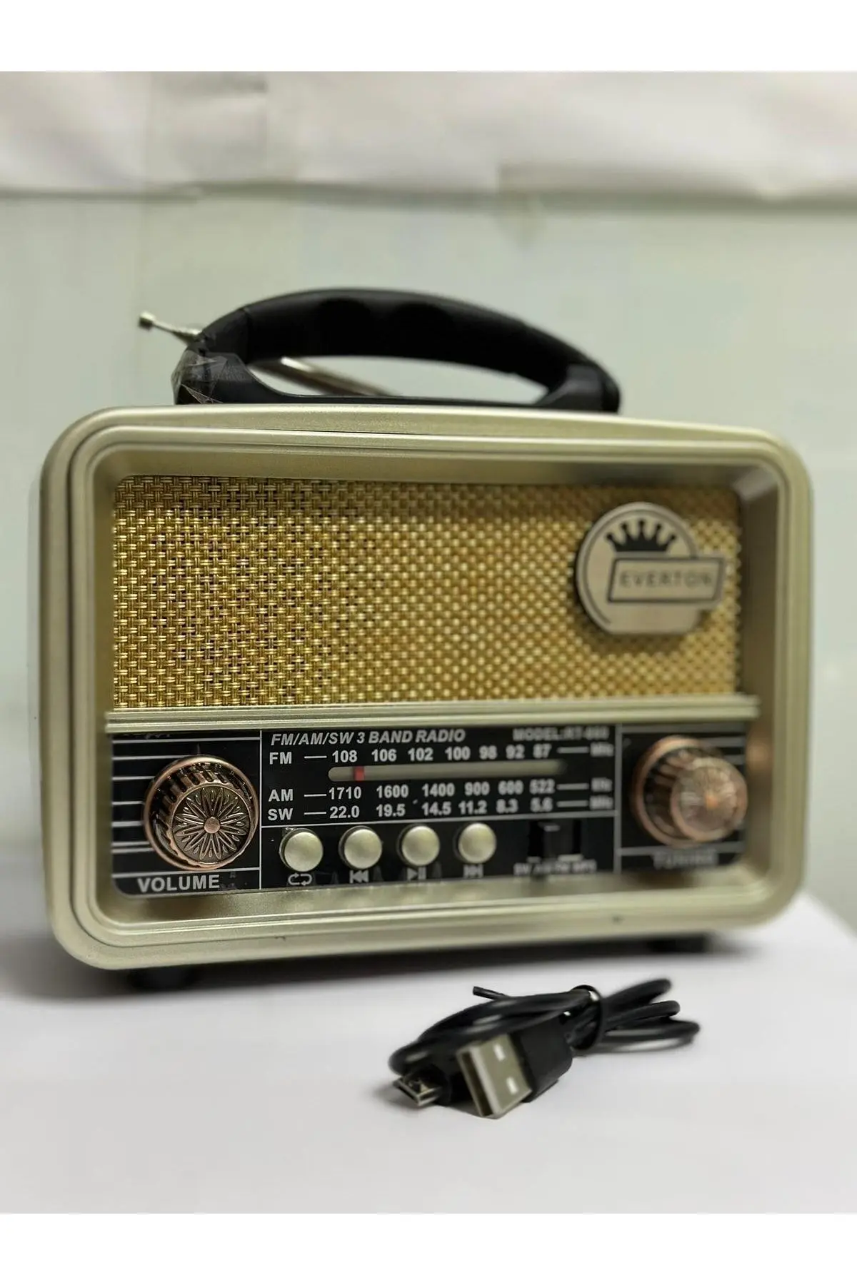 Everton Rt-860 Nostaljik Bluetoothlu Rt-860 Usb / Sd / Radyo Müzik Kutusu