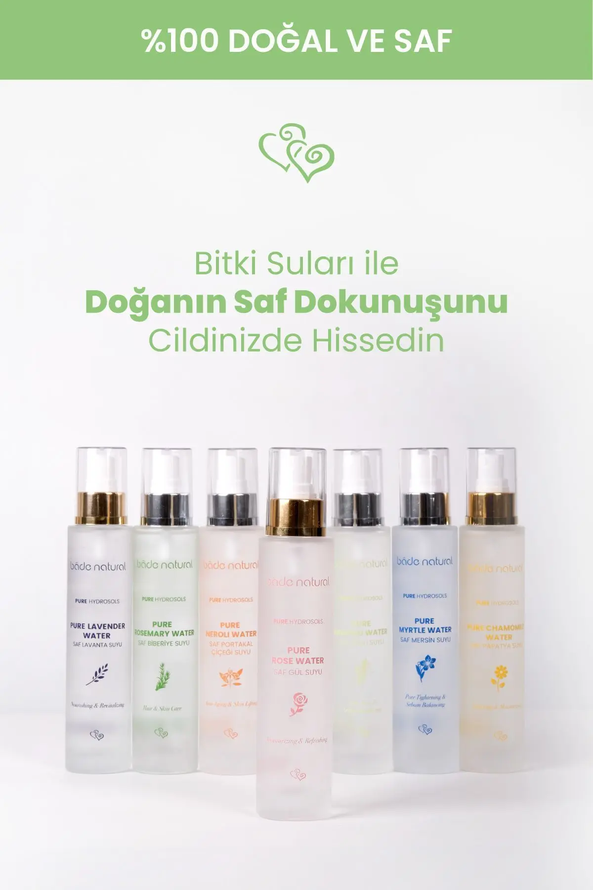 Biberiye Suyu Güçlendirici Saç Toniği %100 Doğal ve Saf 100 ml