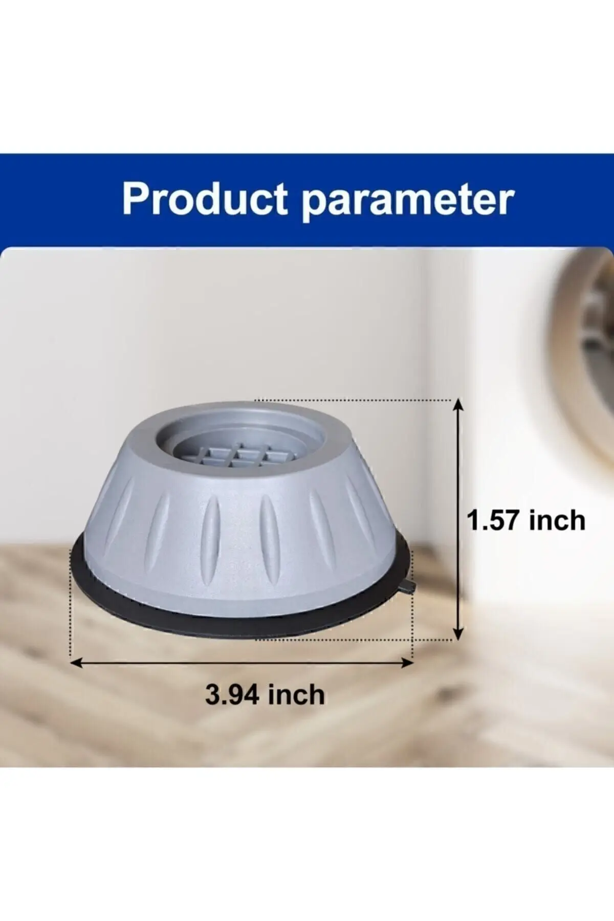Çamaşır Makinası Titreşim Ve Gürültü Önleyici Anti Titreşim Pedi 4'lü Set