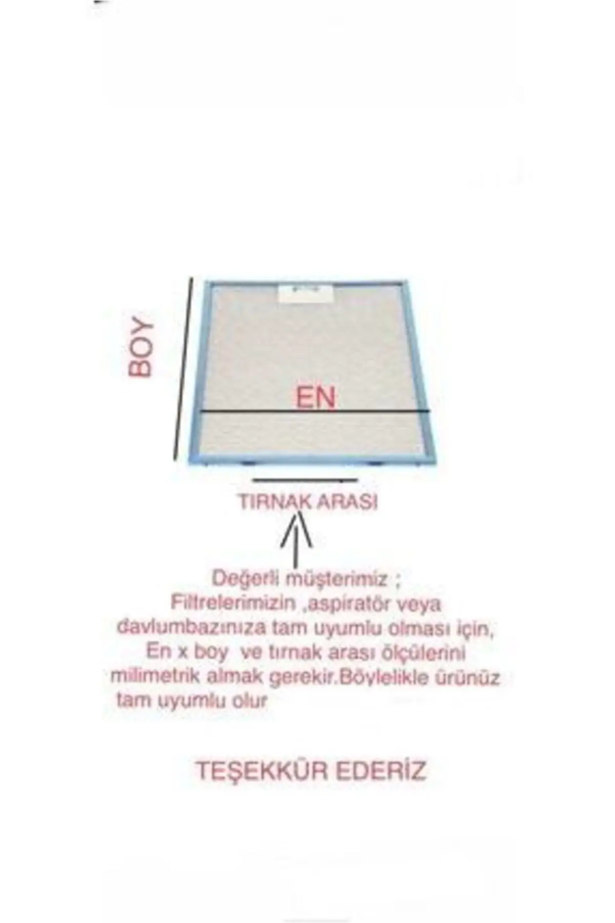 27,5x33,5cm Aspiratör-davlumbaz Yağ Filtresi Caspia En 27,5 Cm Boy 33,5 Cm 275x335 Mm