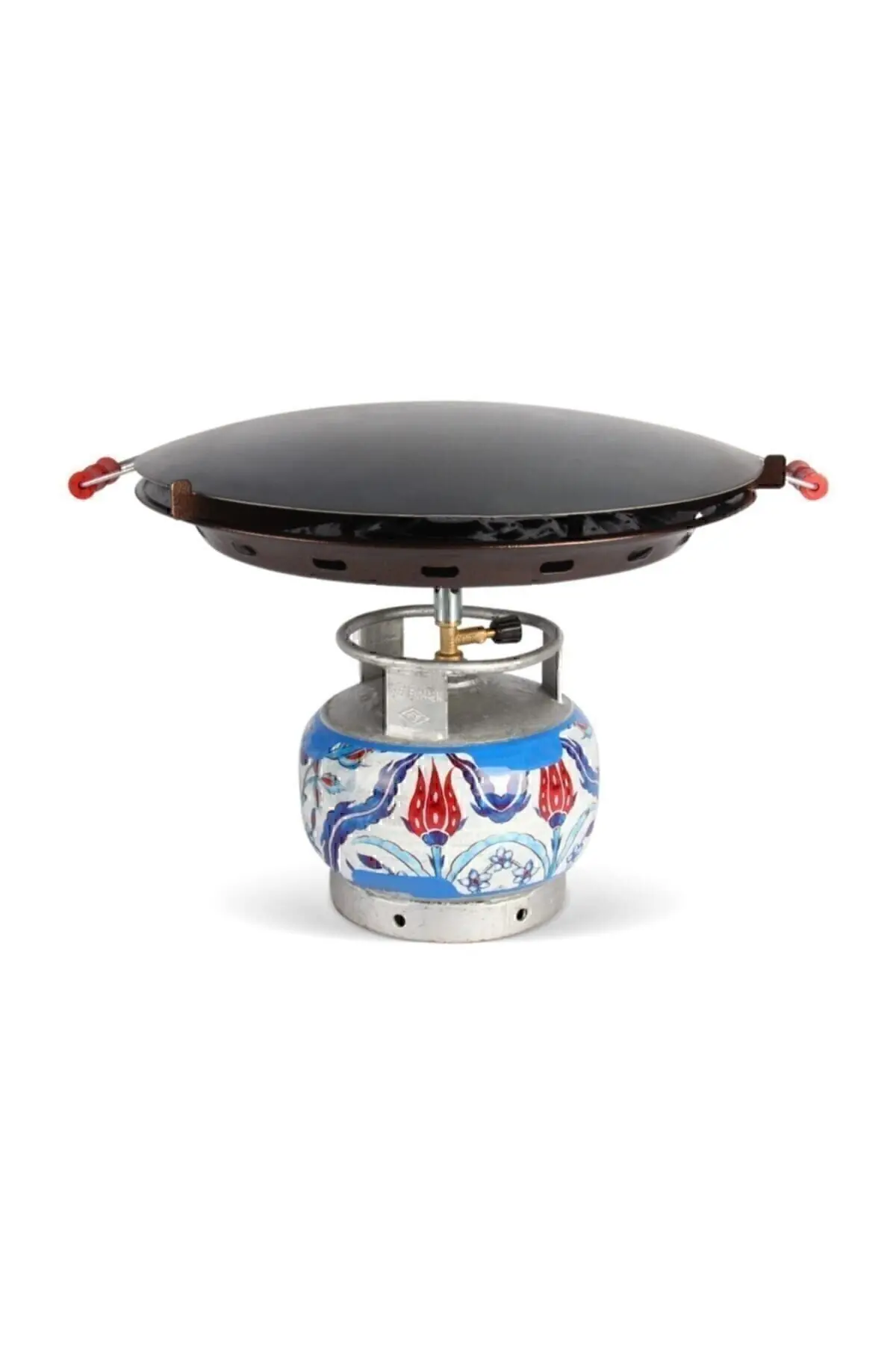 GÜRYAN Portatif Tüplü Sac Kavurma Gözleme Ekmek Yufka Sacı 45cm