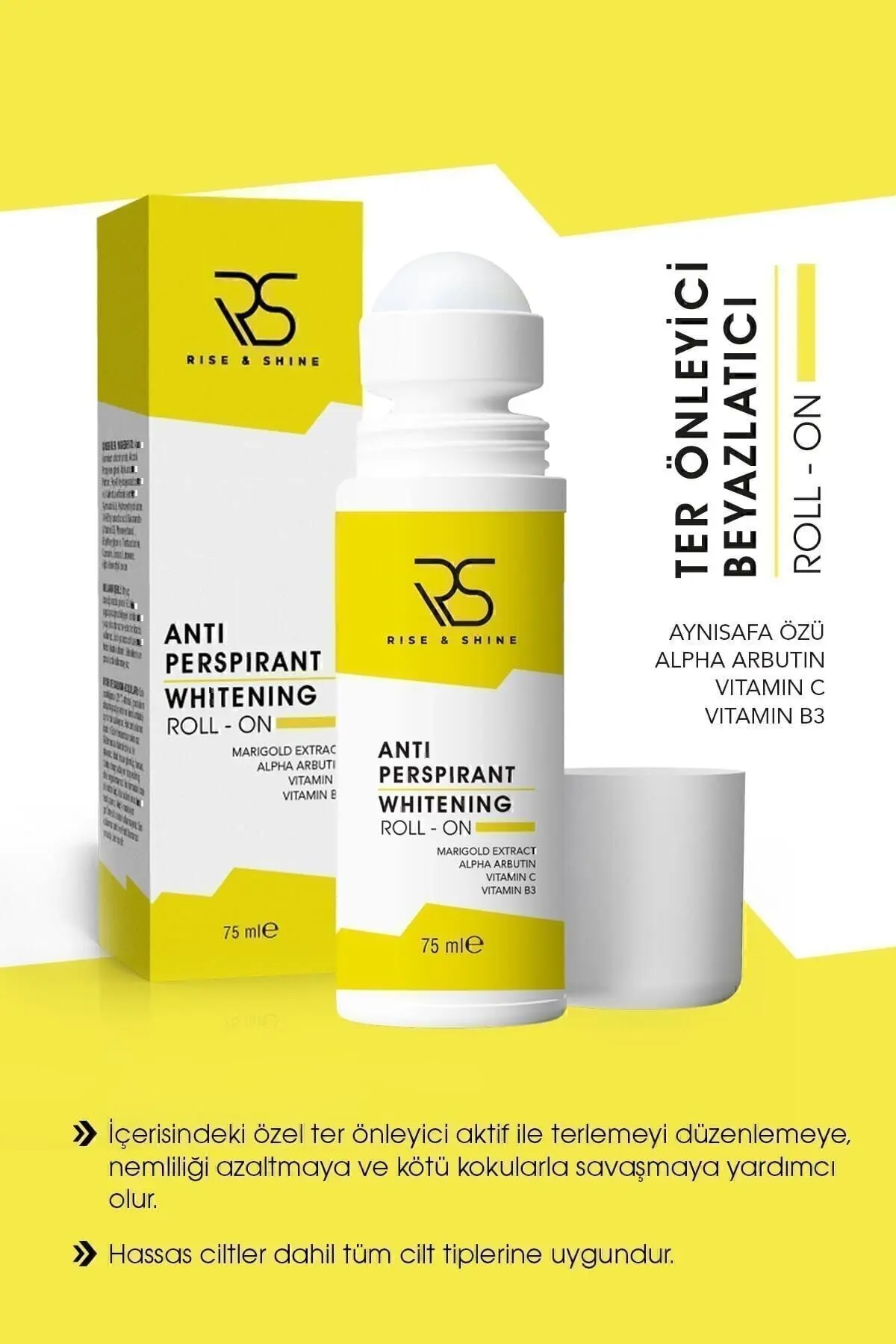 Antiperspirant Whitening Roll-on - 75 ml