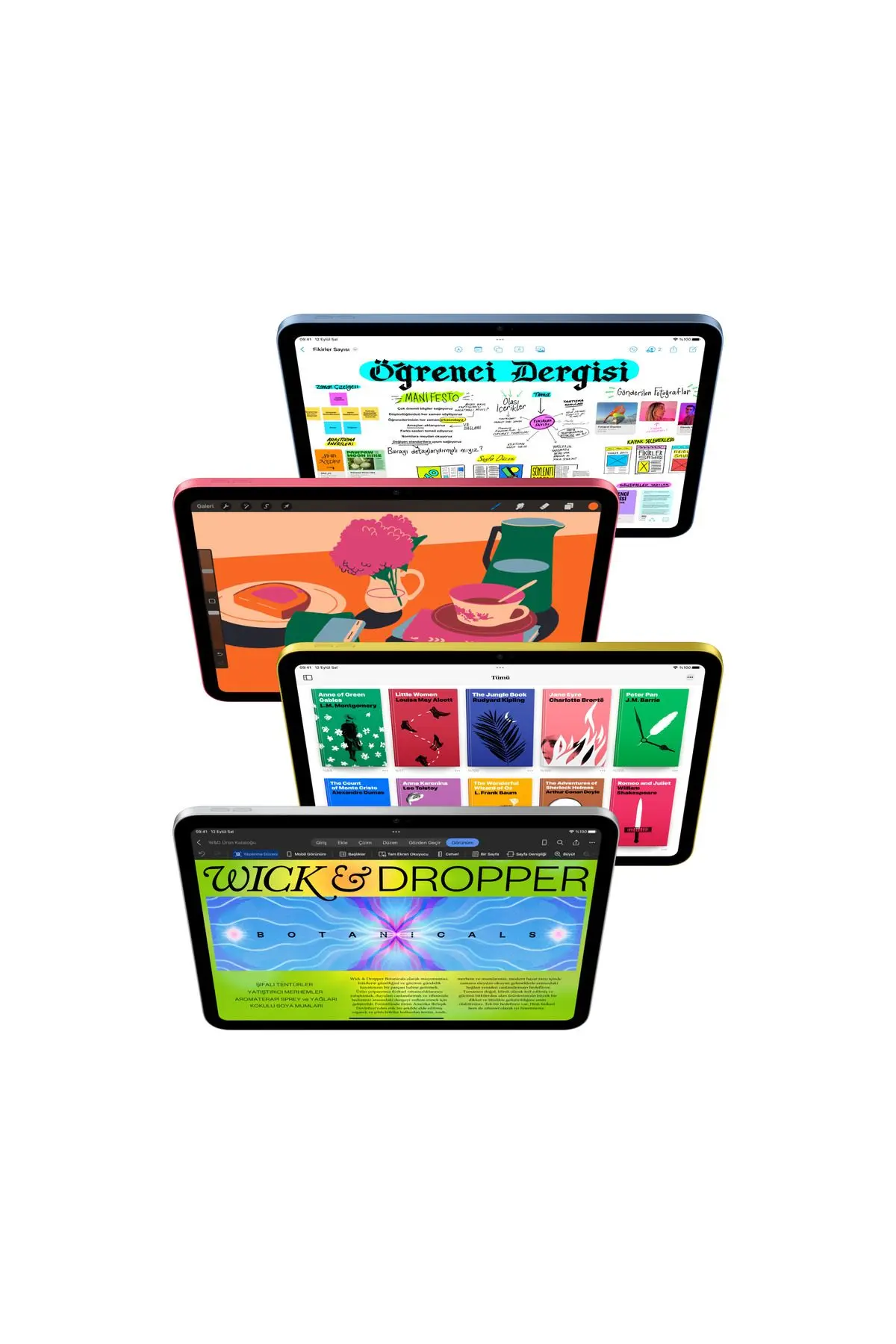 iPad 10. Nesil 64 GB 10.9" Wi-Fi Pembe Tablet (Apple Türkiye Garantili)