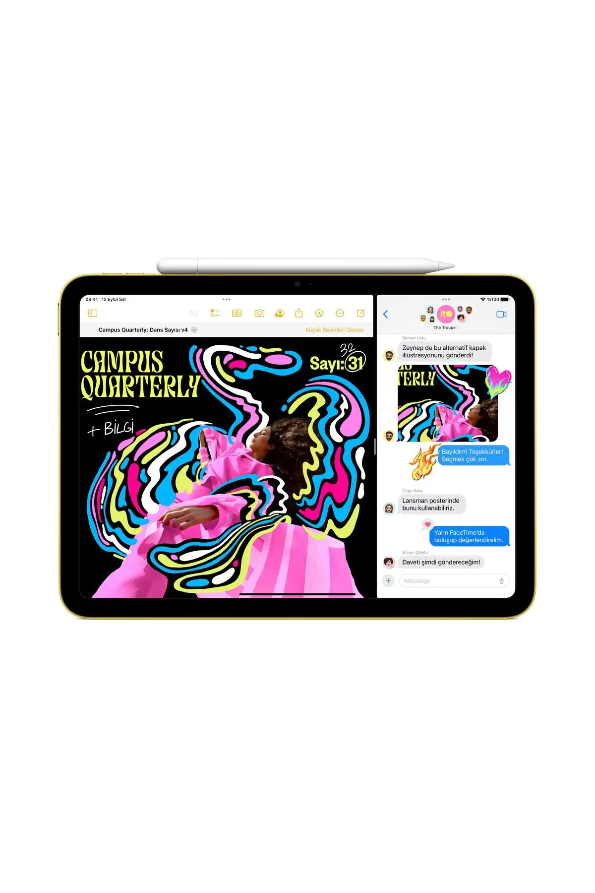 iPad 10. Nesil 256 GB 10.9" Wi-Fi Gümüş Tablet (Apple Türkiye Garantili)
