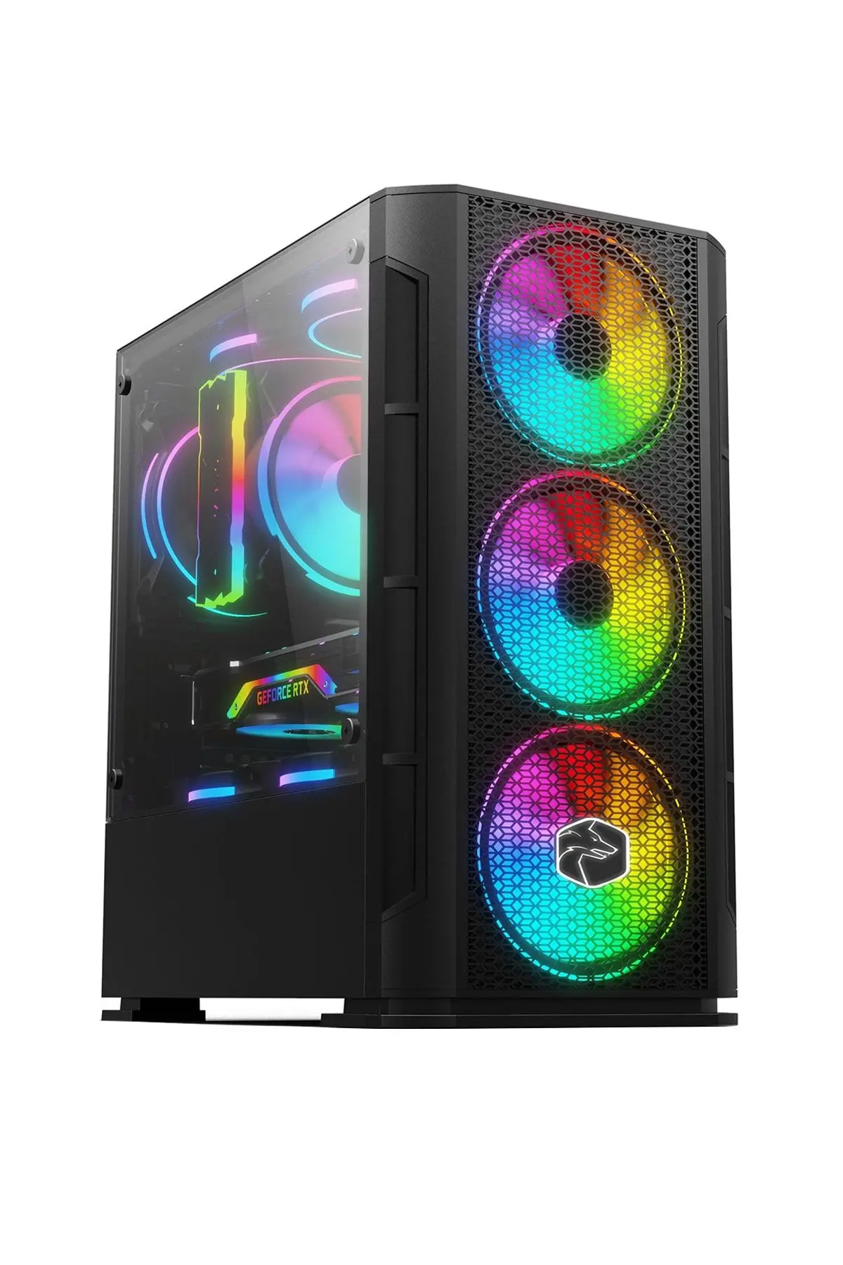 Zgx25 Ryzen 5 3600 32GB 3200MHz Ram 512GB SSD RX550 GDDR5 23.8" Curved Oyuncu Masaüstü Bilgisayar