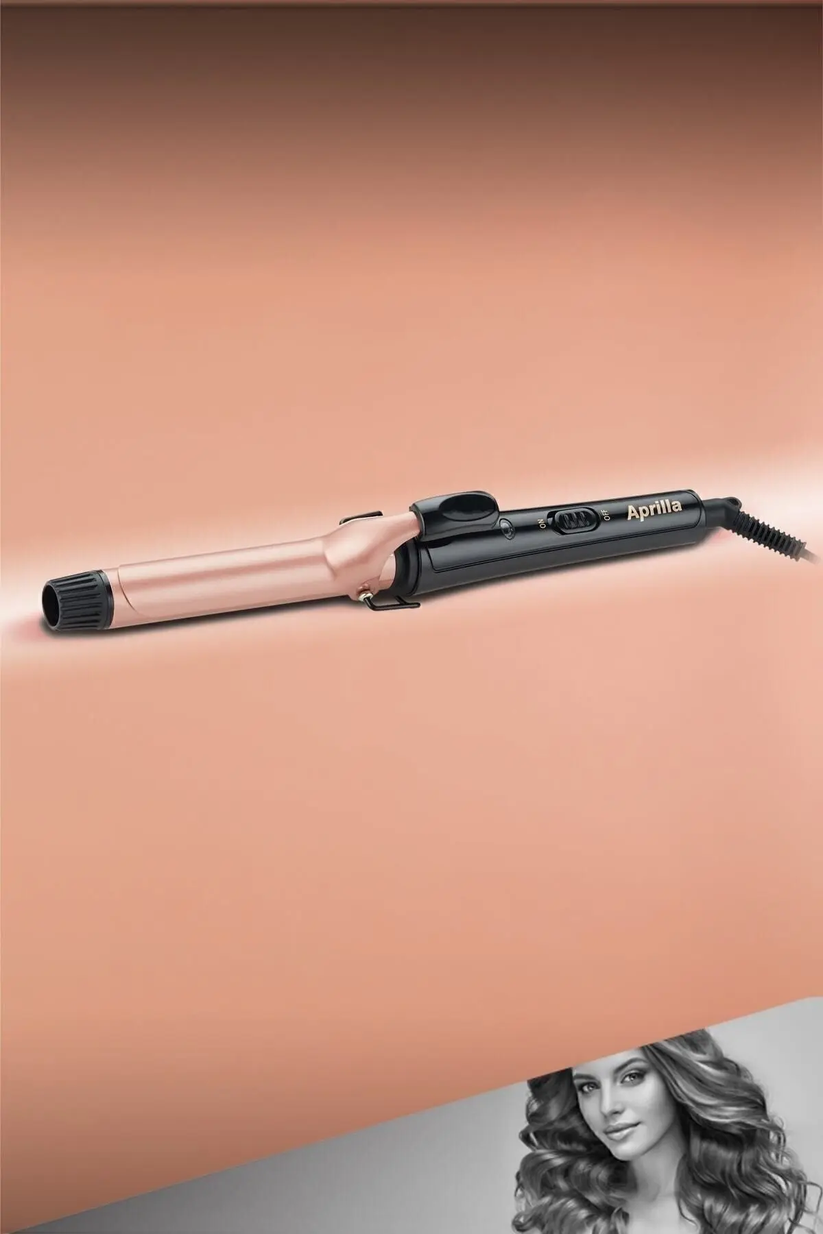 Aprilla Profosyonel Seramik Plaka 25 Mm Saç Şekillendirici Maşa