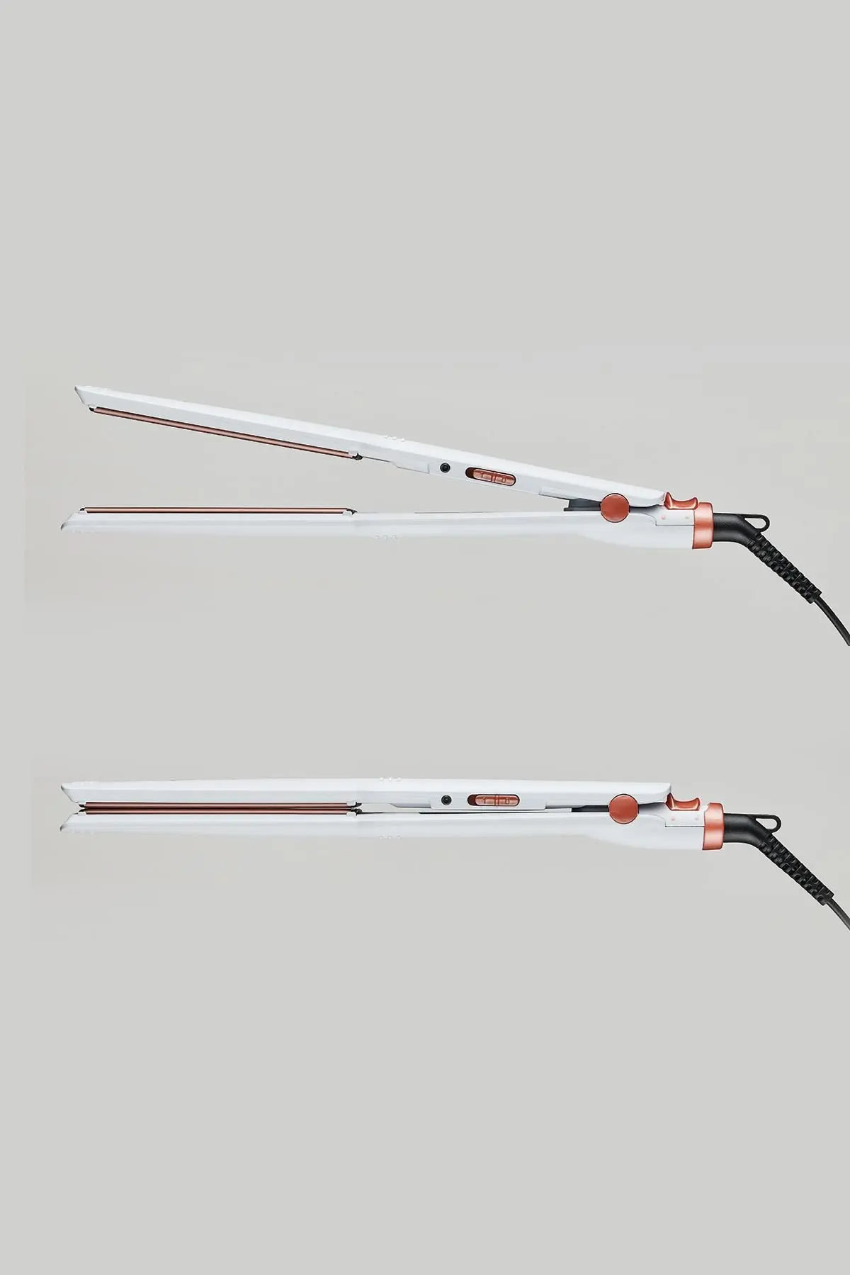 Ahs-2033 Beyaz Geniş Seramik Kaplamalı Güçlü Saç Düzleştirici (40mm*120mm)