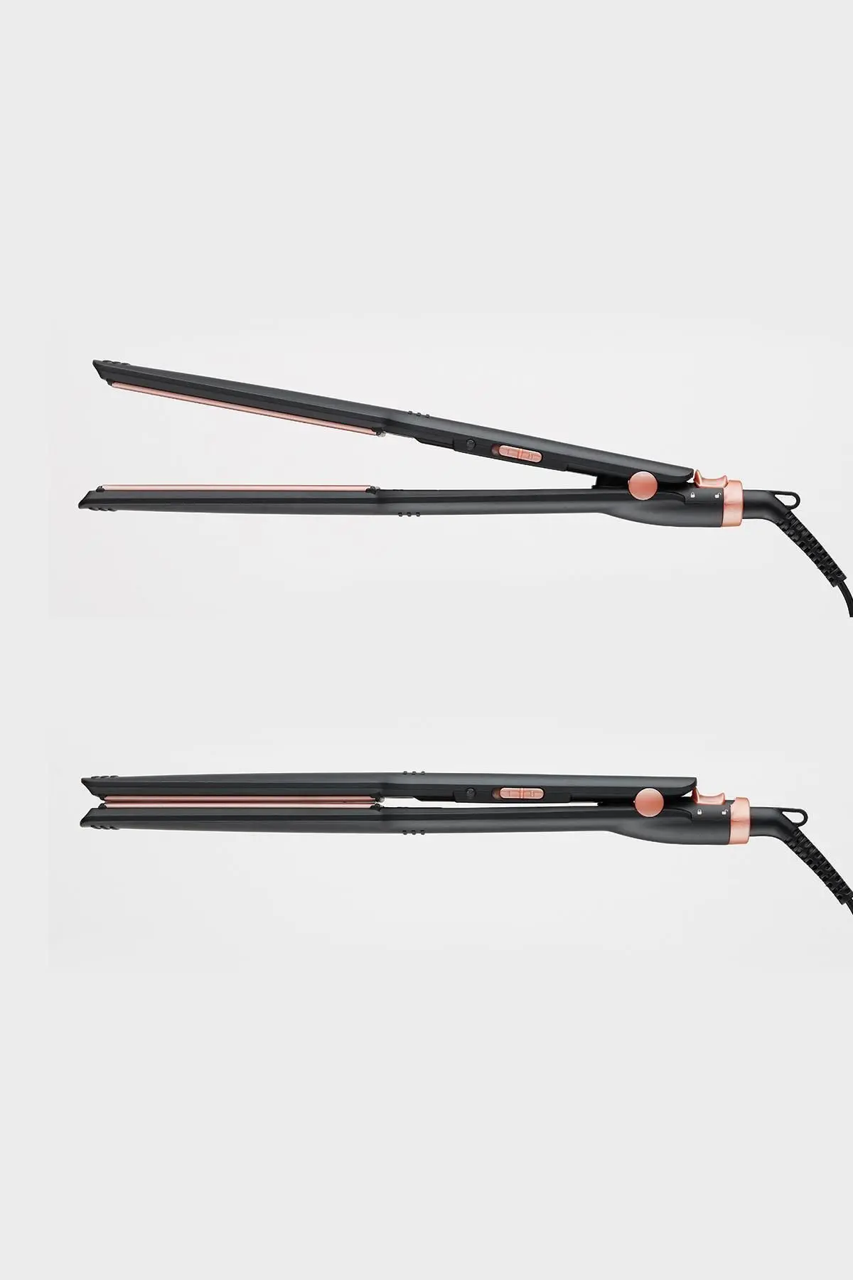 Ahs-2033 Siyah Geniş Seramik Kaplamalı Güçlü Saç Düzleştirici (40mm*120mm )