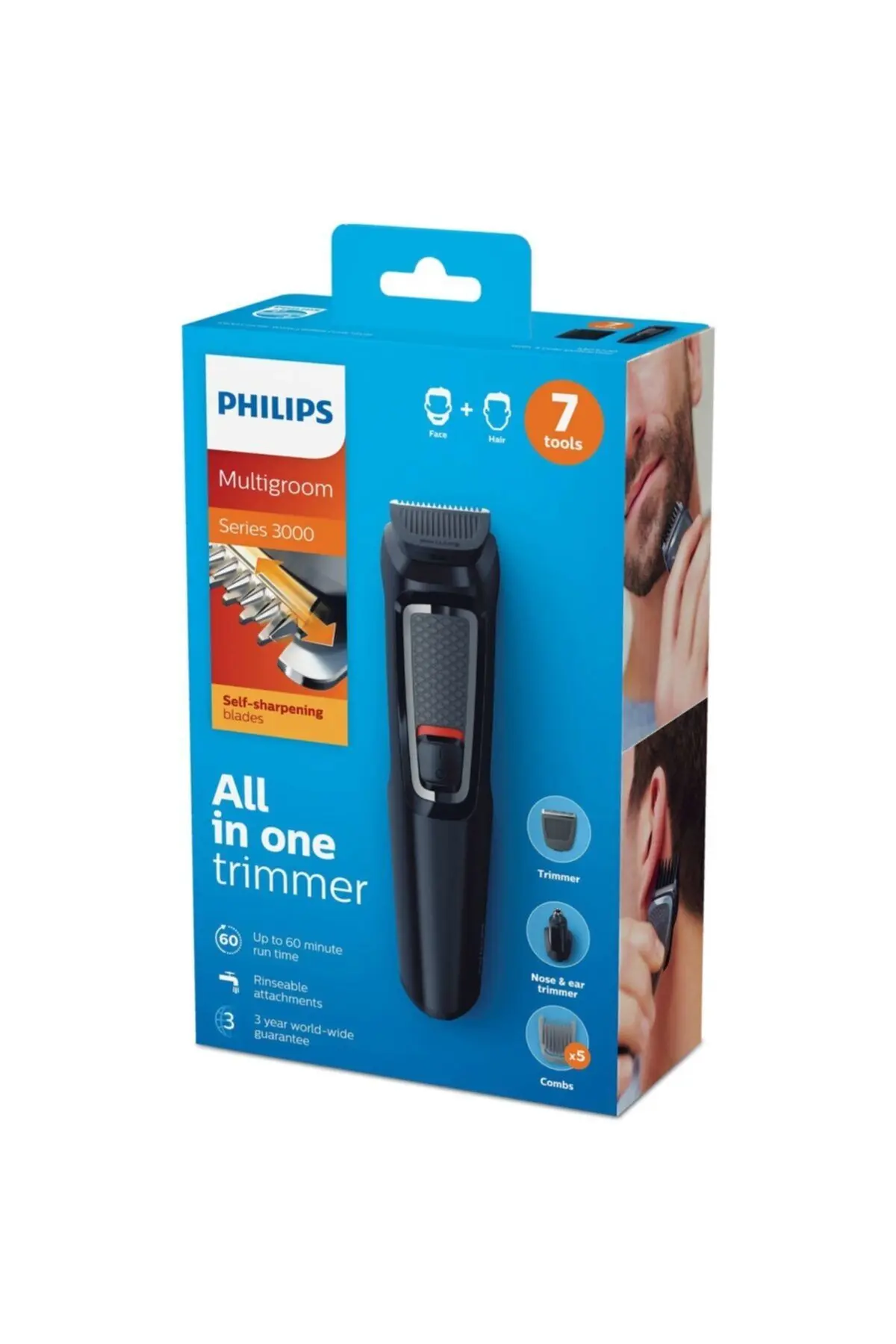 Mg3720 Erkek Bakım Seti 7'si 1 Arada Saç & Sakal Şekillendirici