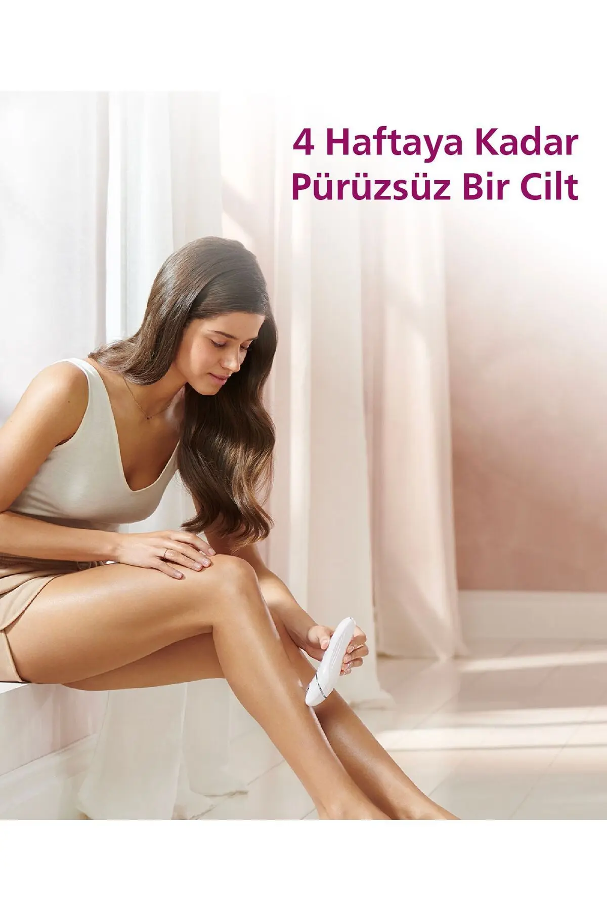 BRE720/05 Epilatör (Yüz+Koltuk altı+Bikini Bölgesi+Bacak)Islak Ve Kuru,Işıklı,Kablosuz