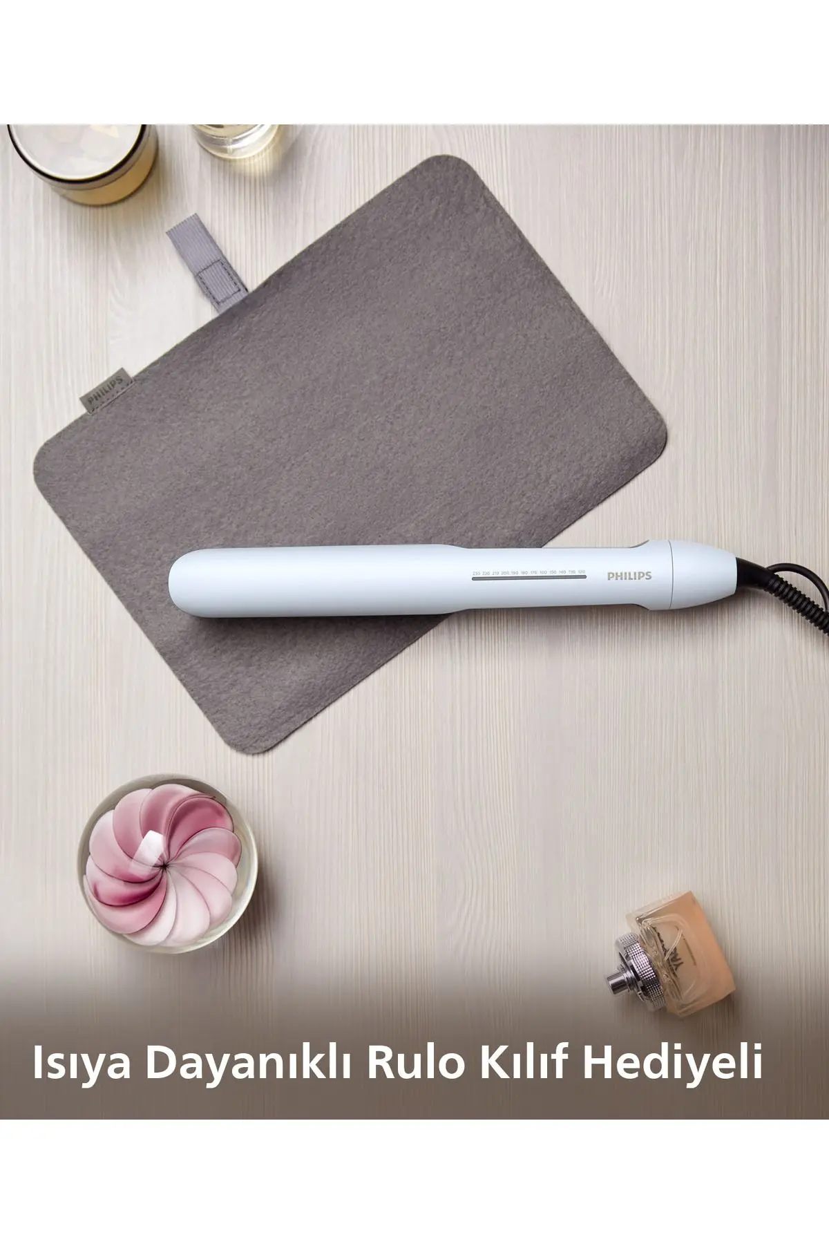 Saç Düzleştirici Bhs520/00,bukle Özelliği,argan Yağı Katkılı,iyonik Bakım,kılıf Hediyeli