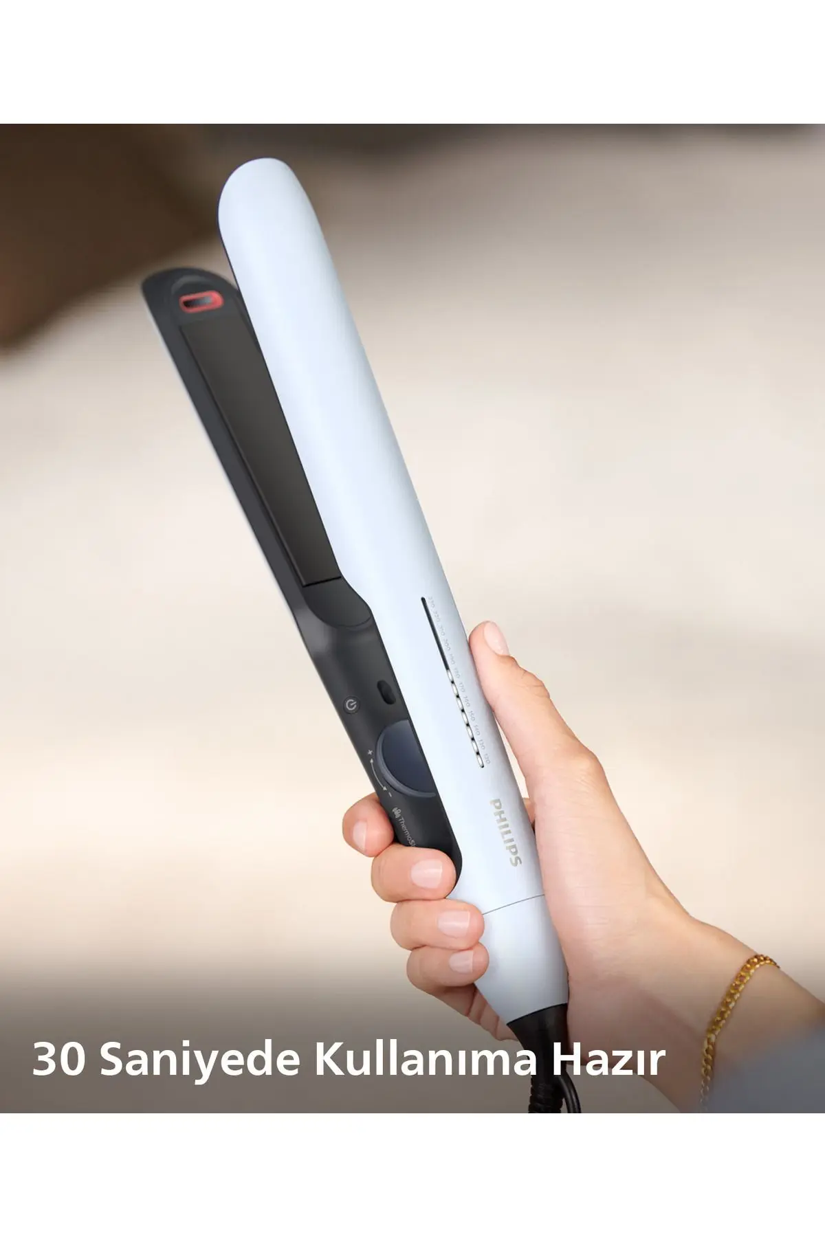 Saç Düzleştirici Bhs520/00,bukle Özelliği,argan Yağı Katkılı,iyonik Bakım,kılıf Hediyeli