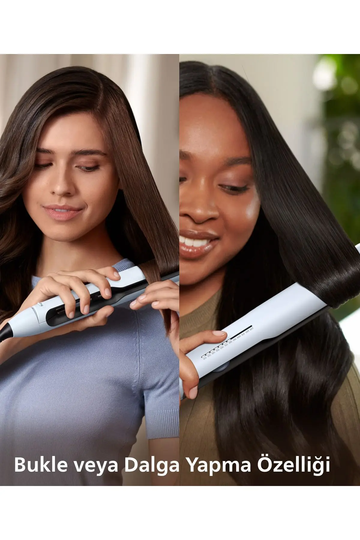 Saç Düzleştirici Bhs520/00,bukle Özelliği,argan Yağı Katkılı,iyonik Bakım,kılıf Hediyeli