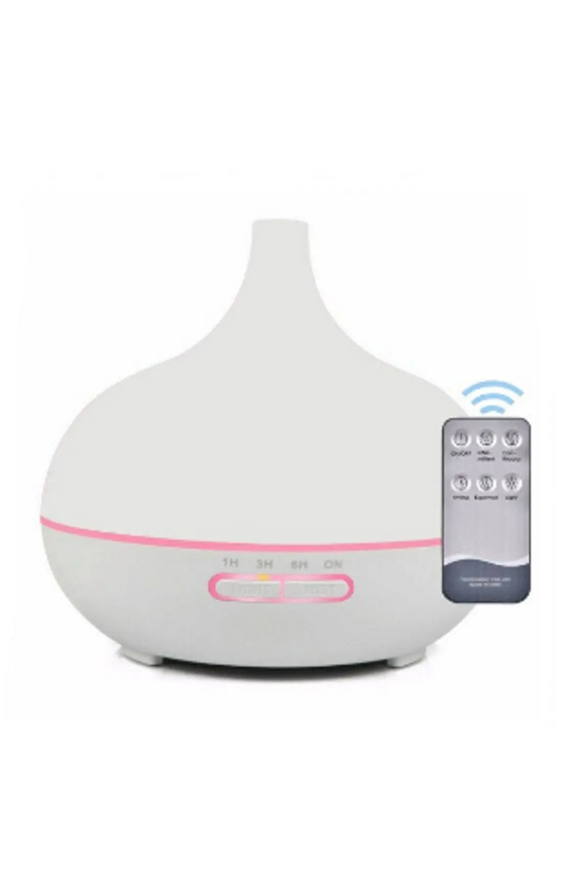 M90 Aroma Difüzör Gece Işığı 7 Led Nemlendirici Kumandalı Buhar Makinesi 550 Ml