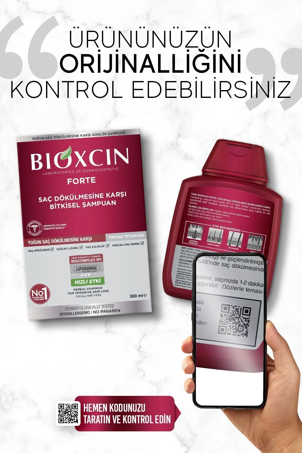 Forte 300 ml Tüm Saçlar 3lü Şampuan