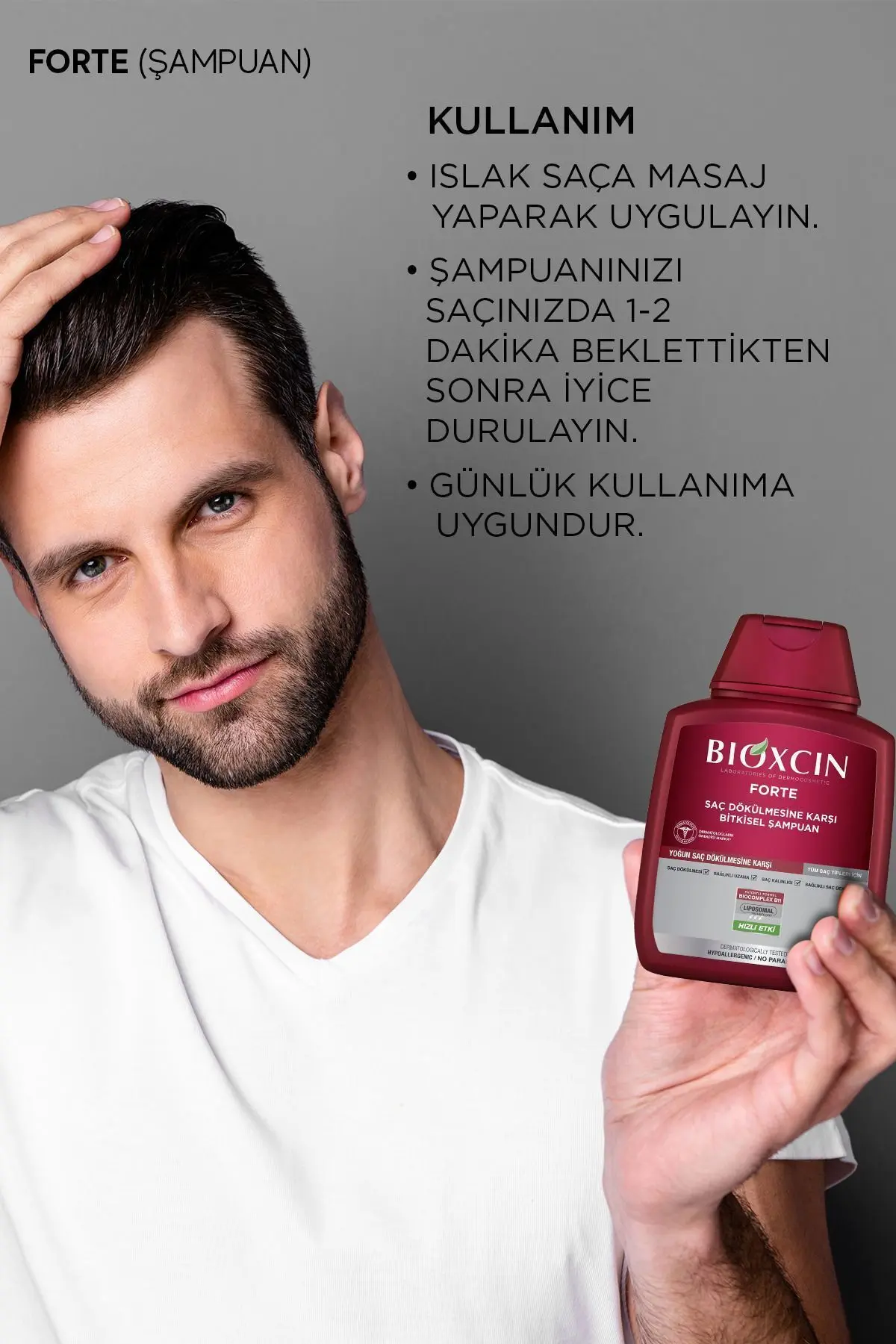 Forte 300 ml Tüm Saçlar 3lü Şampuan