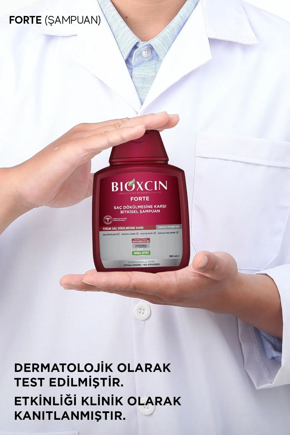 Forte 300 ml Tüm Saçlar 3lü Şampuan