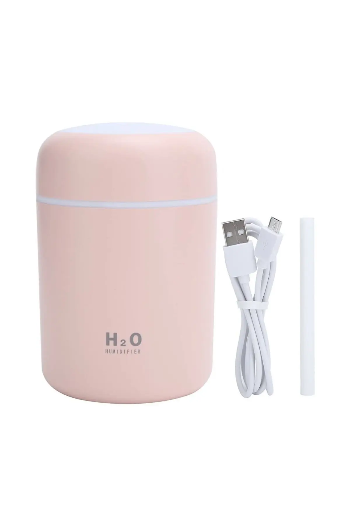 300ml Hava Nemlendirici Buhar Makinesi - Yasemin Esansı Hediyeli