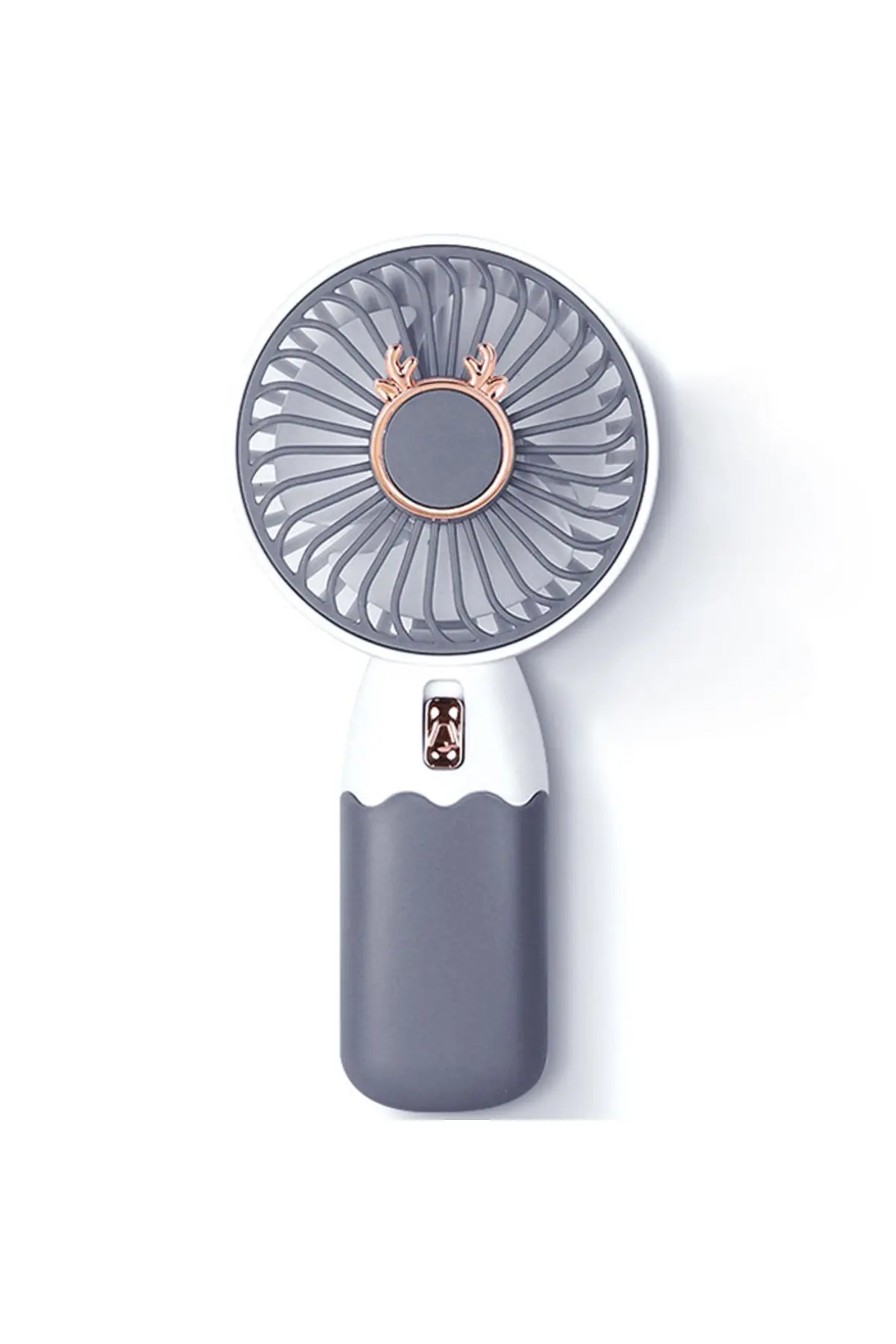 Ally ZB088 Ev Ofis için Masaüstü Standlı USB Şarjlı El Fanı BEYAZ